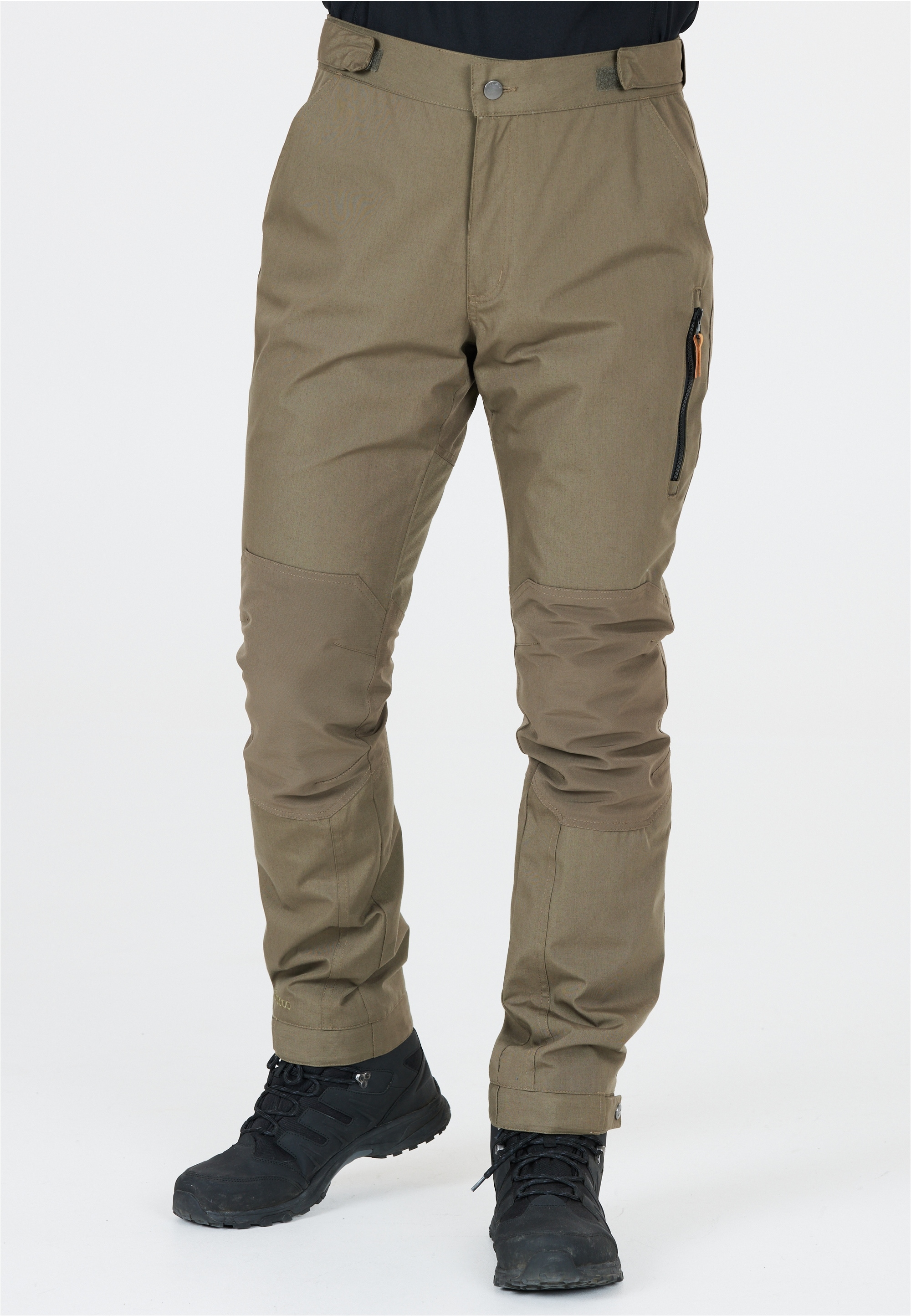 Cargohose WHISTLER "Wander", Herren, Gr. XXL, US-Größen, khaki, 65% Polyester, 35% Baumwolle, unifarben, lang, Hosen Cargohose, in wasserdichter Qualität mit 10.000 mm Wassersäule
