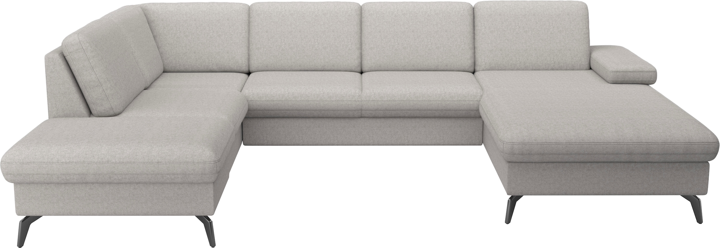 sit&more Wohnlandschaft »Morris Jubi U-Form«, inkl. Armteilfunktion und 1 Zierkissen, wahlweise mit Bettfunktion