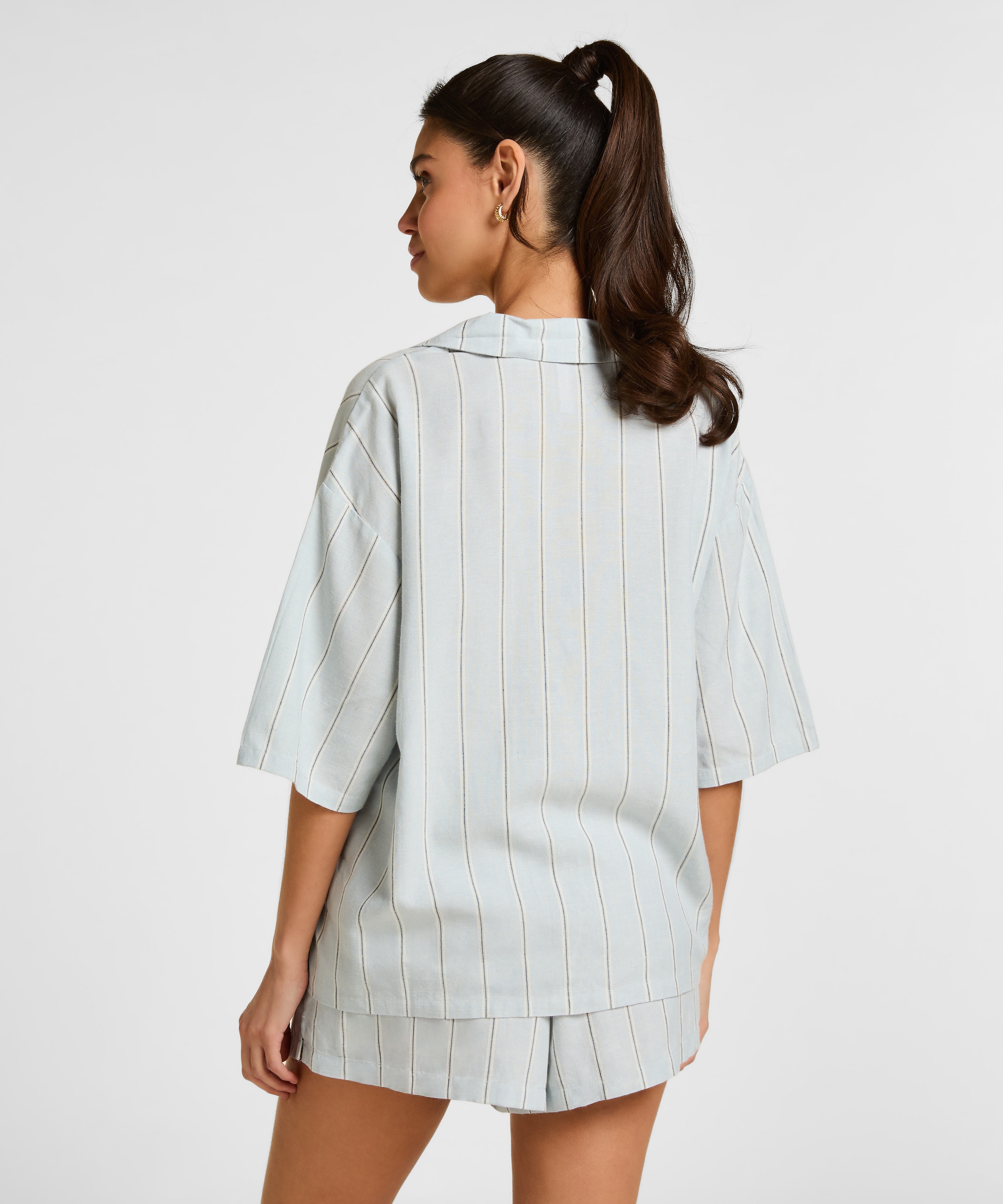 Hunkemöller Pyjama »Jacke Leinen«