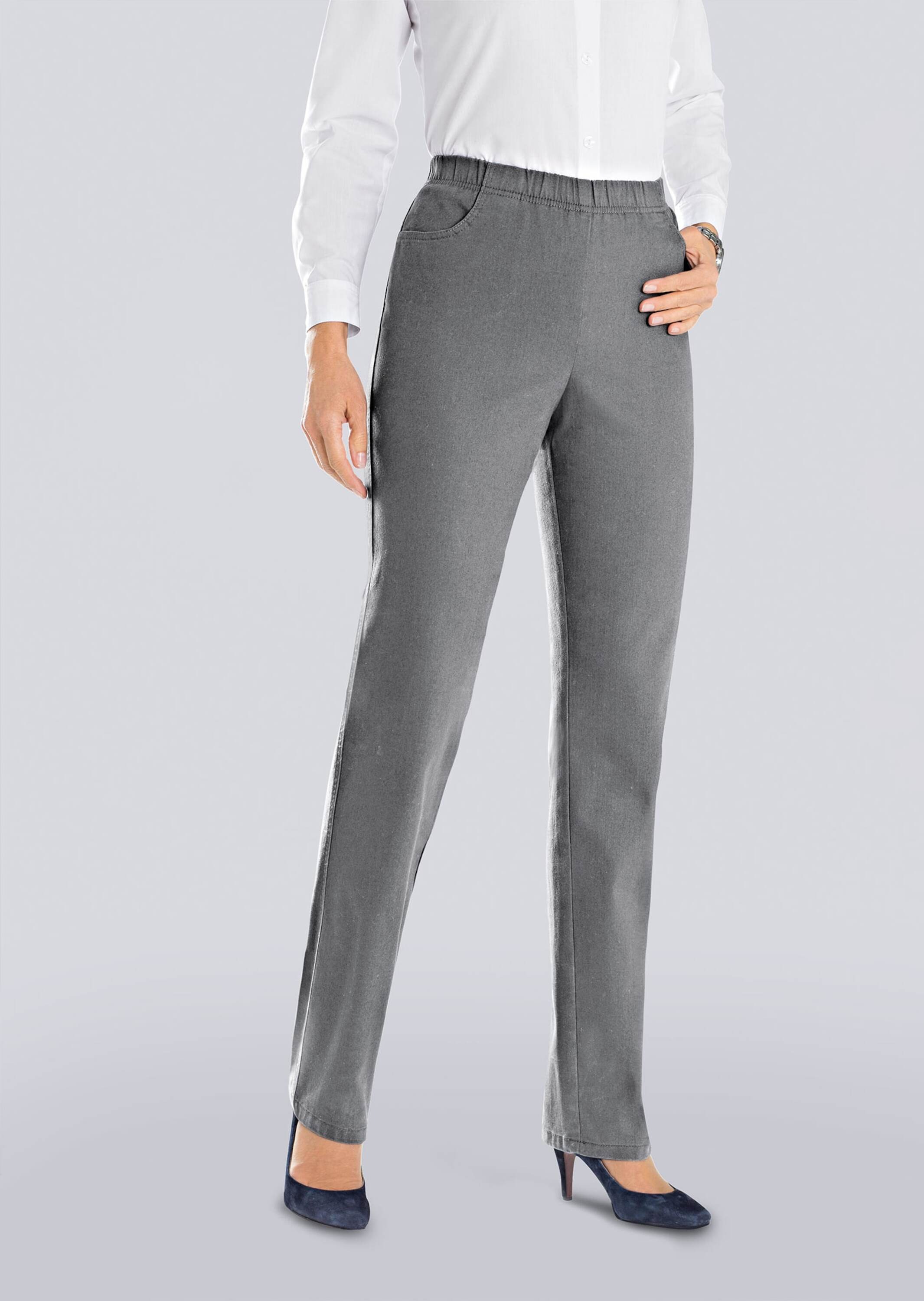 GOLDNER Regular-fit-Jeans »Kurzgröße Bequeme Jeansschlupfhose LOUISA«