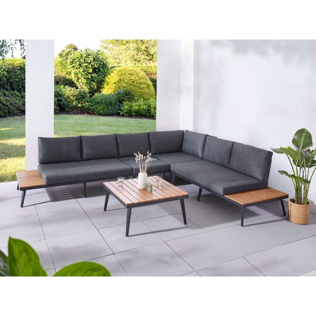 KONIFERA Gartenlounge-Set »Rom«, (Set, 11 tlg.)