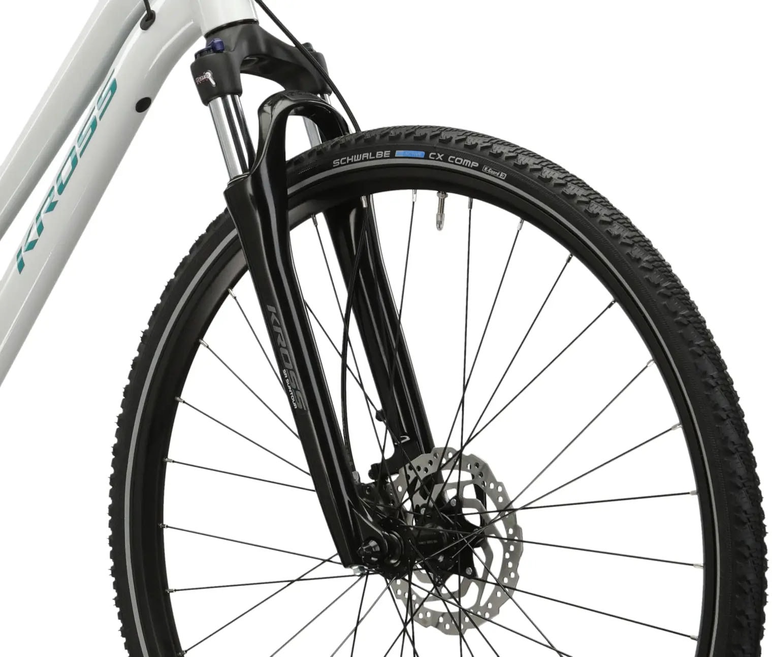 Kross Crossrad »KROSS Crossbike Evado 7.0 28" weiß 20 Gänge«, 20 Gang, Shimano, Cues U6000 Schaltwerk, Kettenschaltung