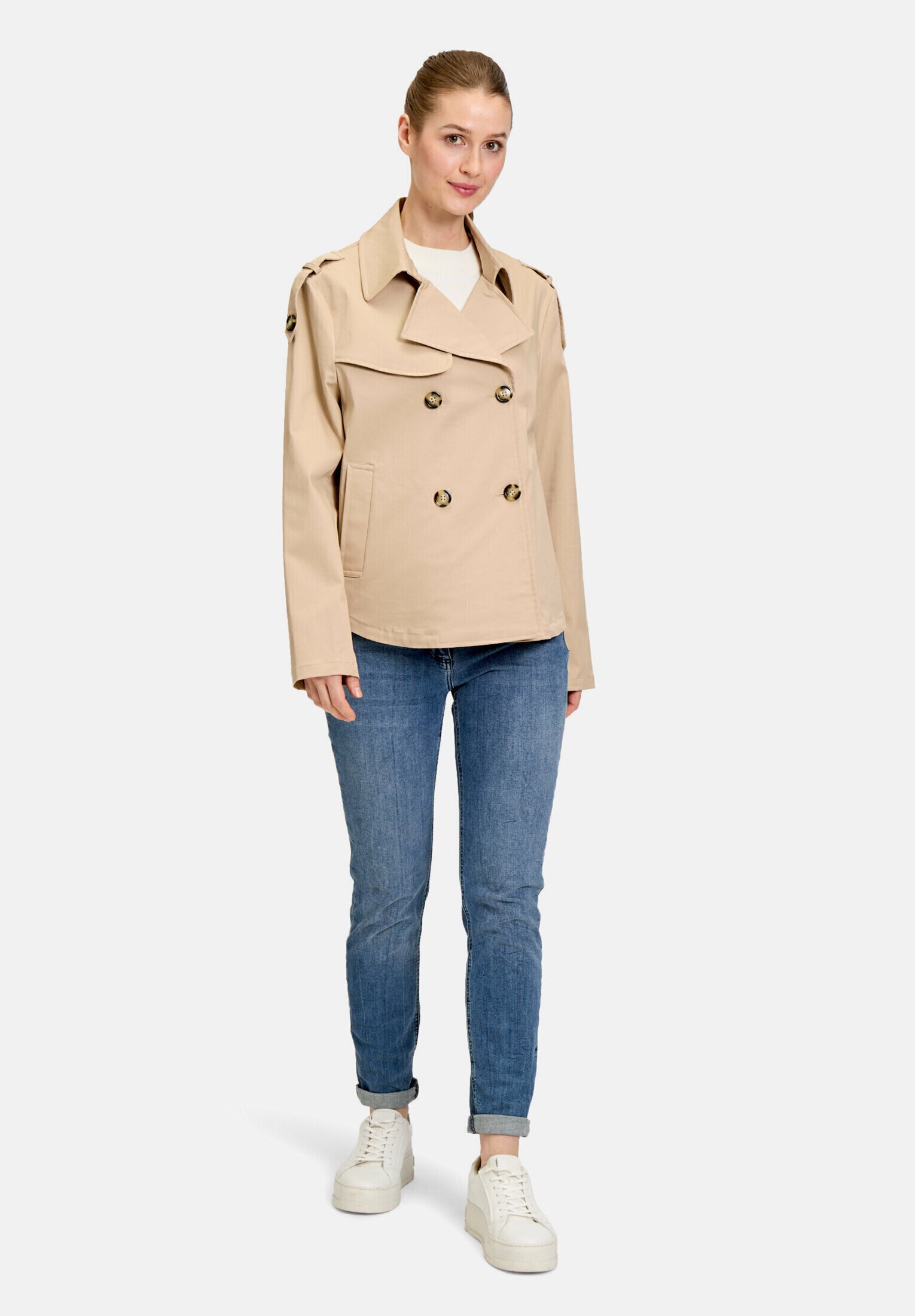Amber & June Sommerjacke "Damen mit Kragen"