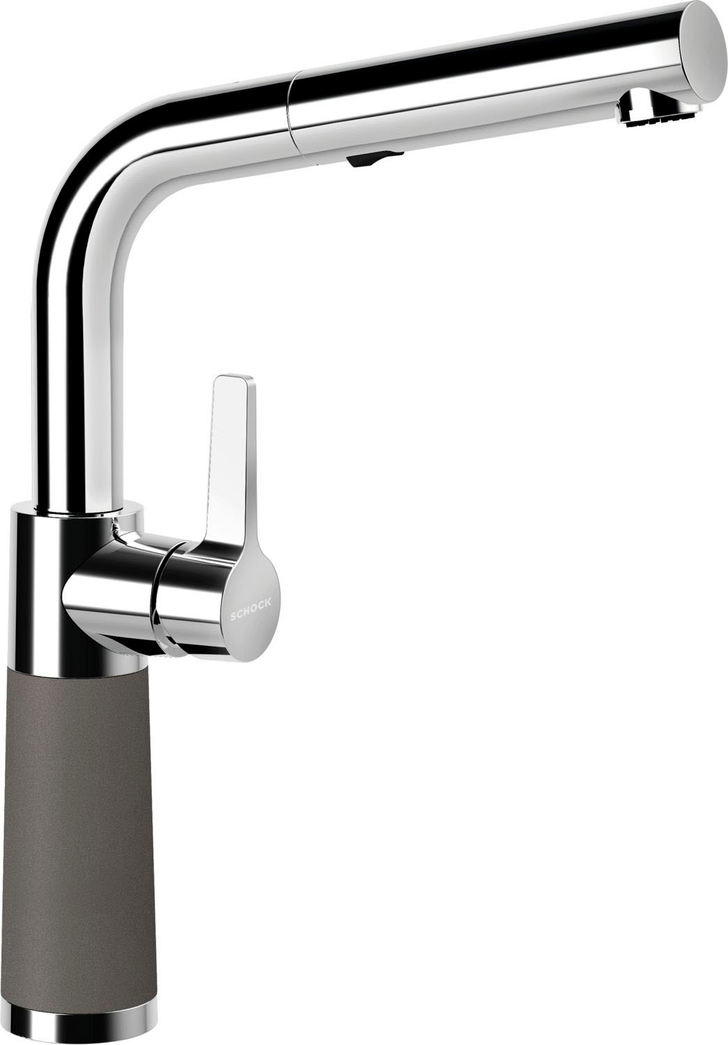 Schock "SC-540 SB" ausziehbar, Strahl-Brause, Rückflussverhinderer, Schwenkbereich 120