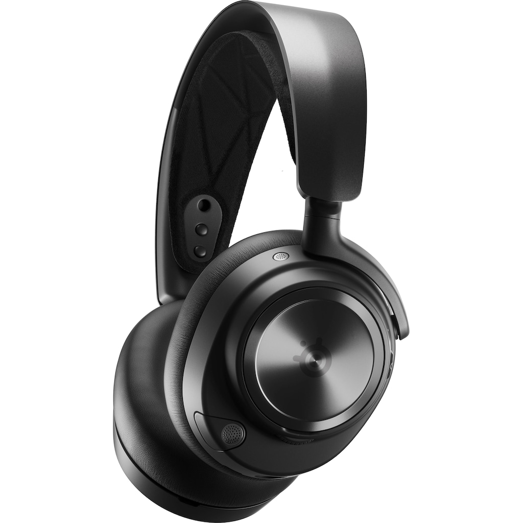 SteelSeries Gaming-Headset »Arctis Nova Pro Wireless«, Bluetooth-Wireless, Mikrofon abnehmbar-Noise-Cancelling