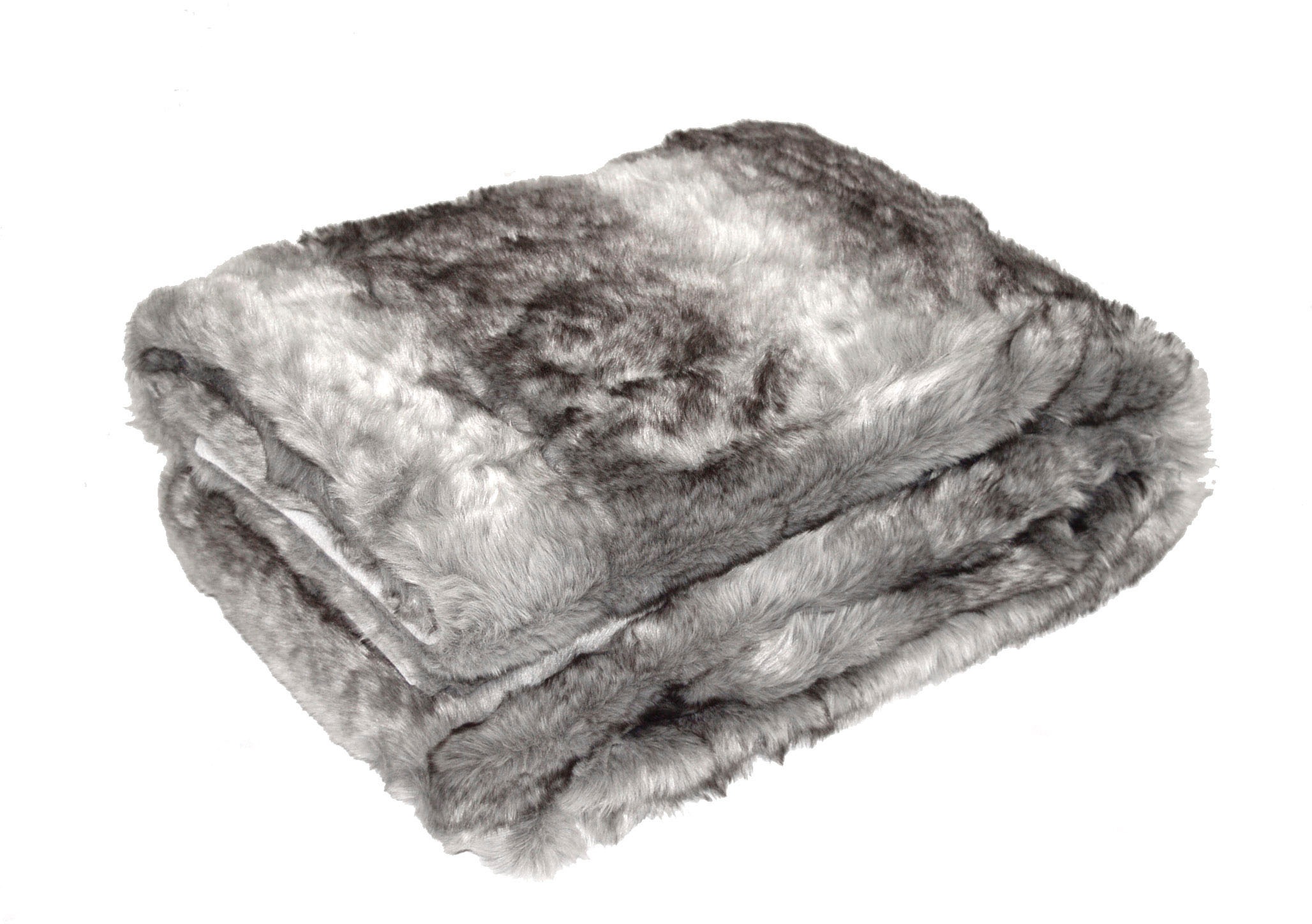 MESANA Wohndecke "Wolf" aus hochwertigem Fellimitat, Kuscheldecke, 150x200 günstig online kaufen