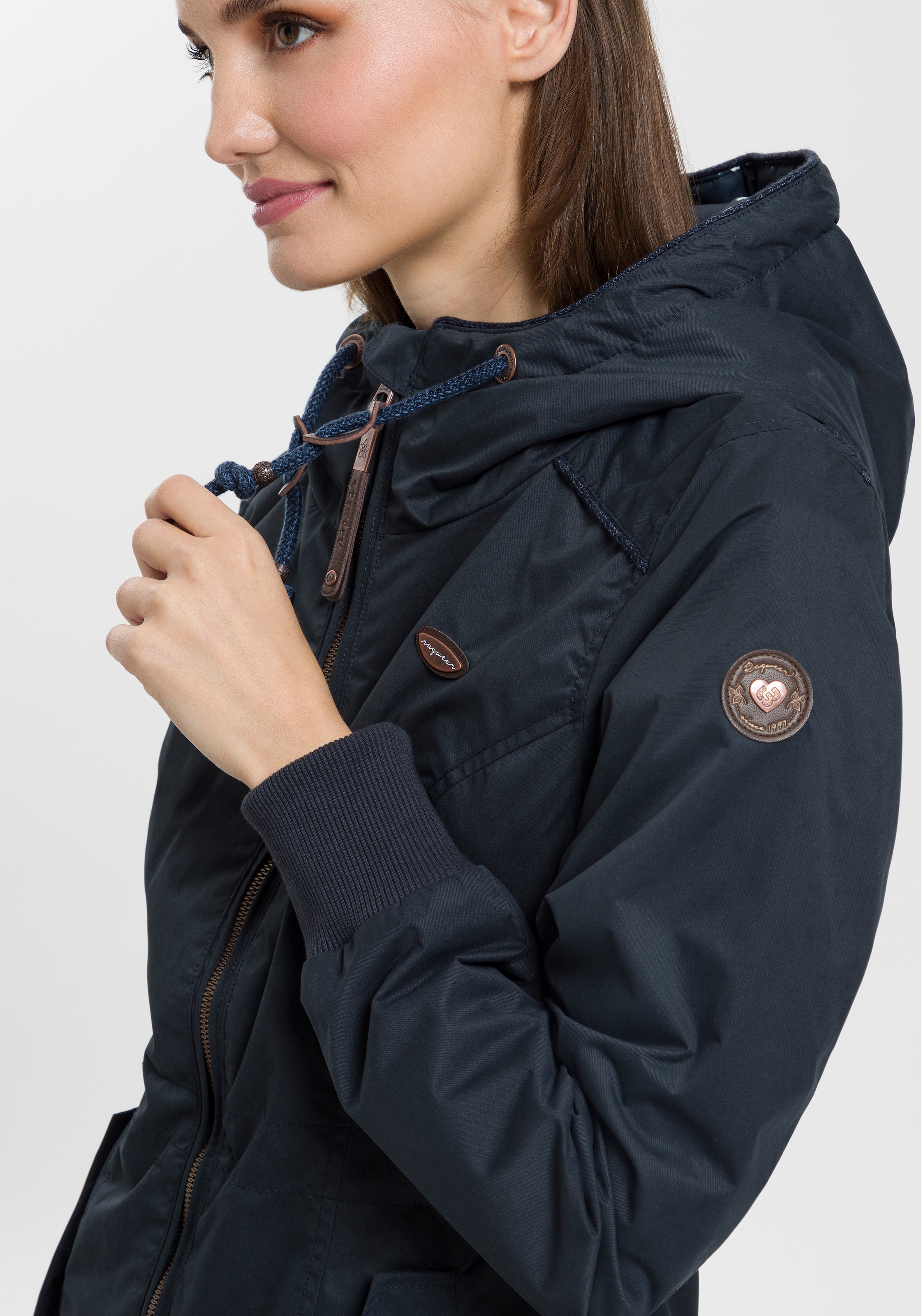 Ragwear Outdoorjacke »DANKA«, mit Übergangs-Style Kapuze online kaufen Streetwear- Urban BAUR mit | Kapuze