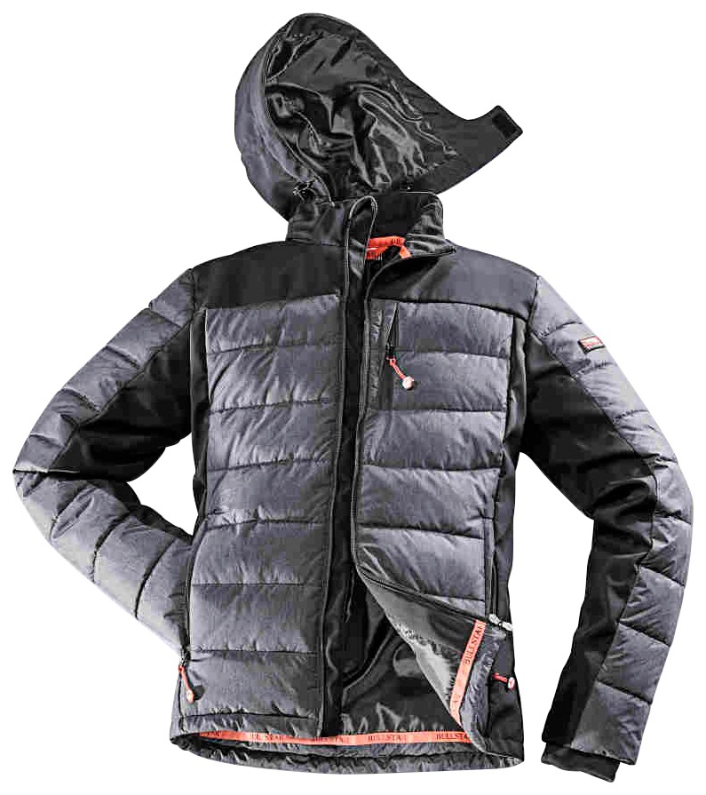 Arbeitsjacke S Bullstar XXXL Gr. BAUR - | »WorXtar«, mit Hybridjacke, schwarz, ▷ für Kapuze,