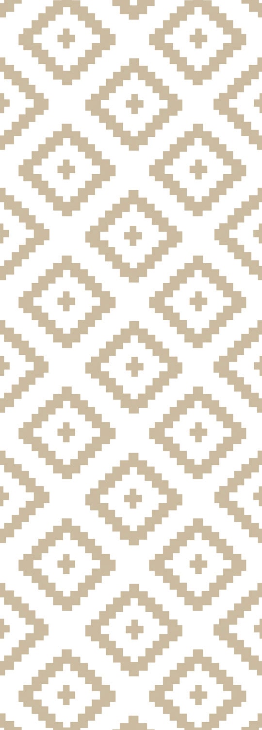 queence Vinyltapete »Muster-Beige« 90 x 250 cm...