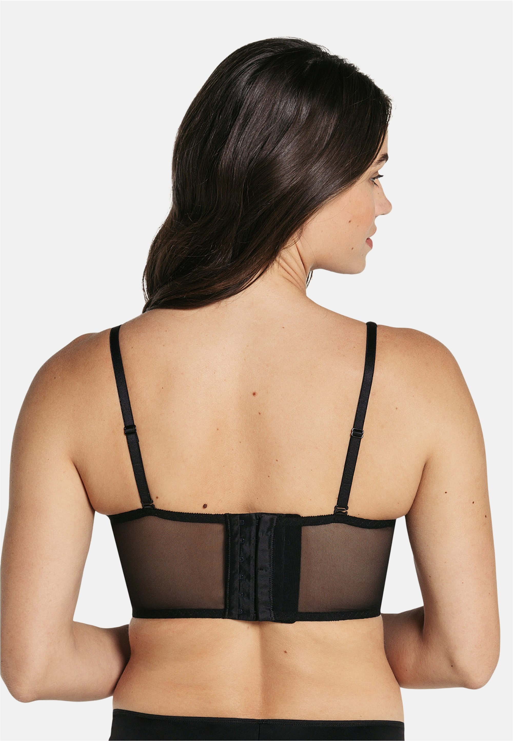 LEONISA Bügel-BH, mit floraler Spitze