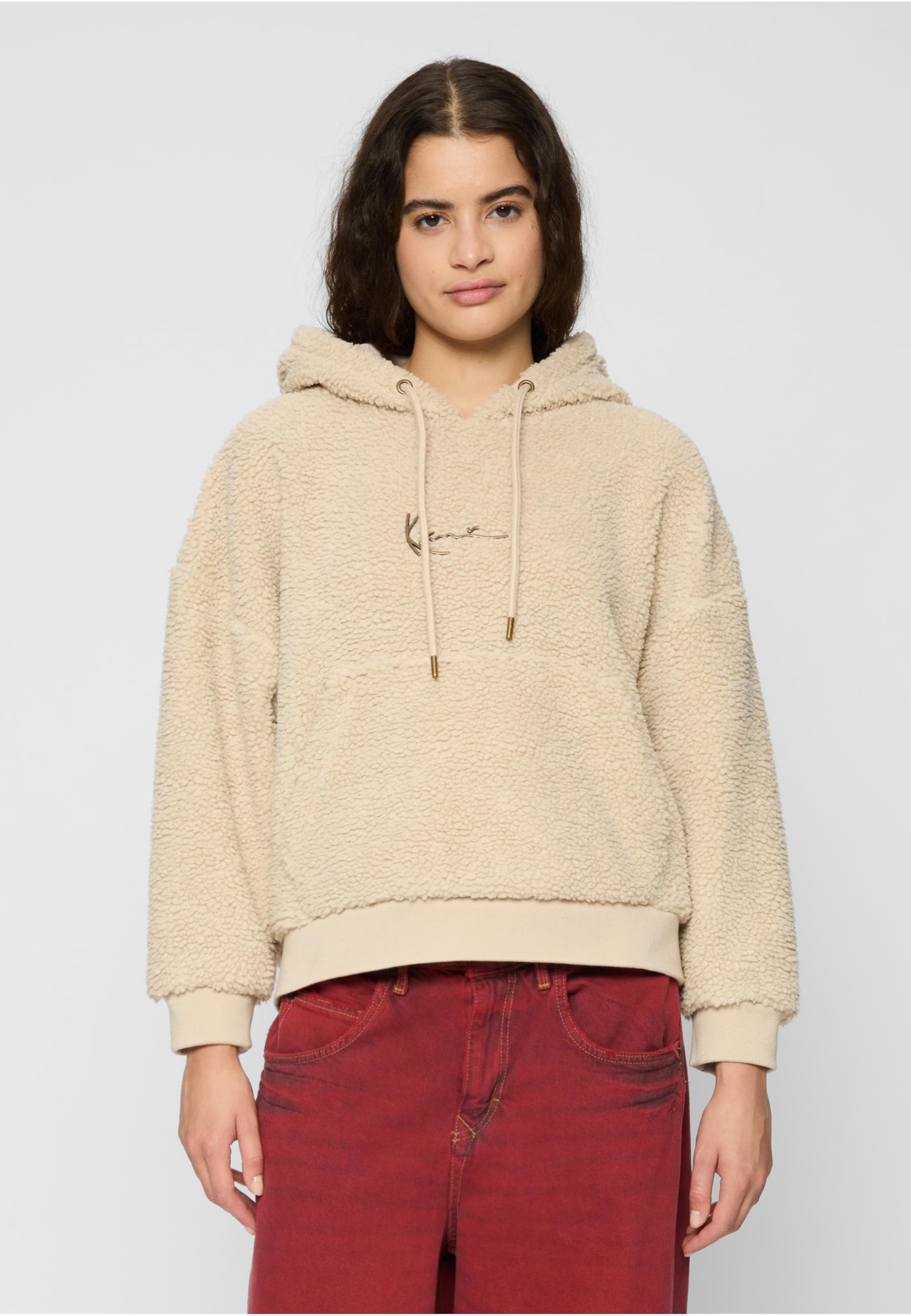 Karl Kani Kapuzenpullover »Karl Kani KW213-074-1 Signature Teddy OS Hoodie«, (1 tlg.)