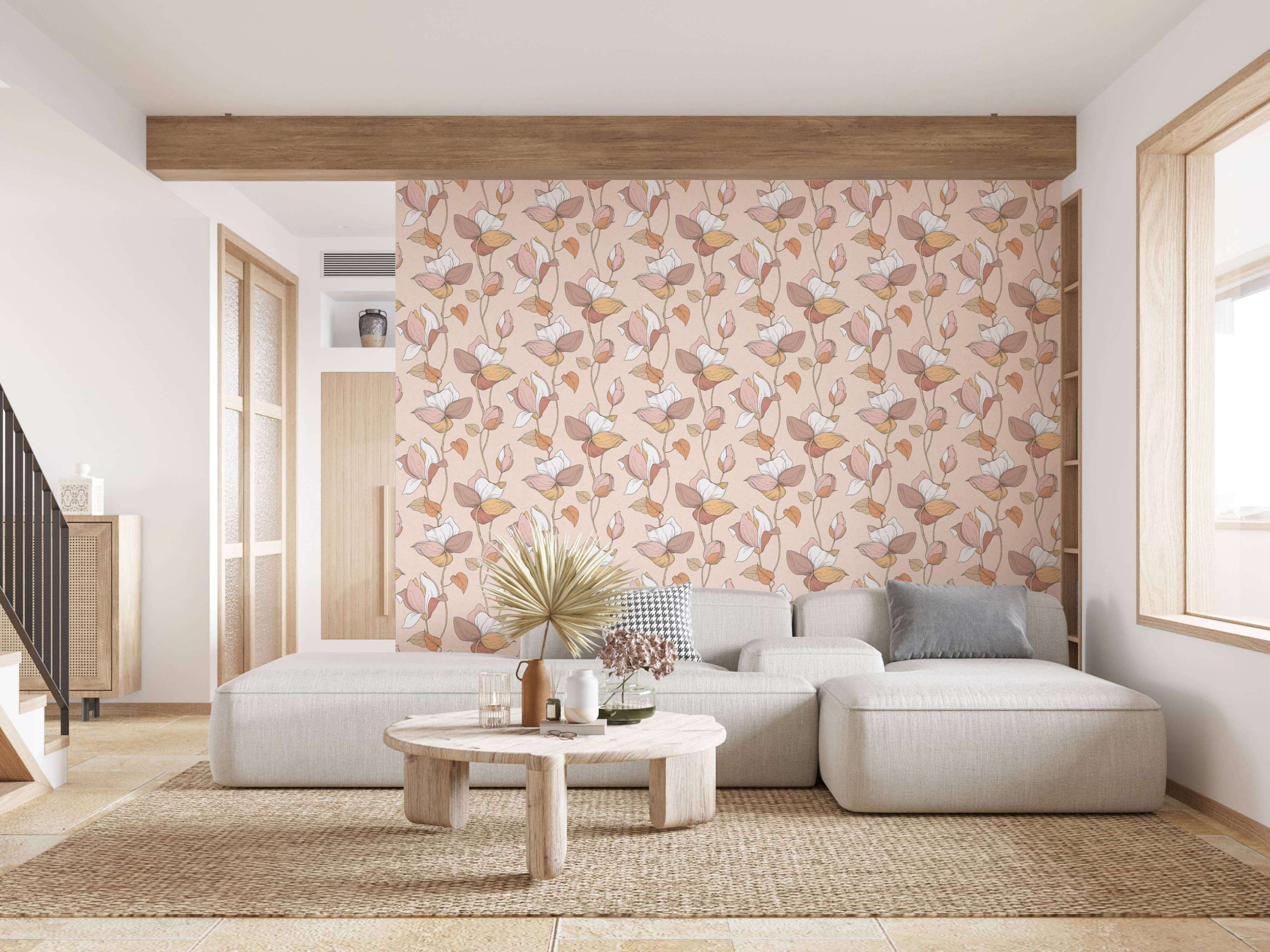 Marburg Vliestapete »Tapete Abstract Blossom«, floral, moderne Vliestapete für Wohnzimmer Schlafzimmer Küche