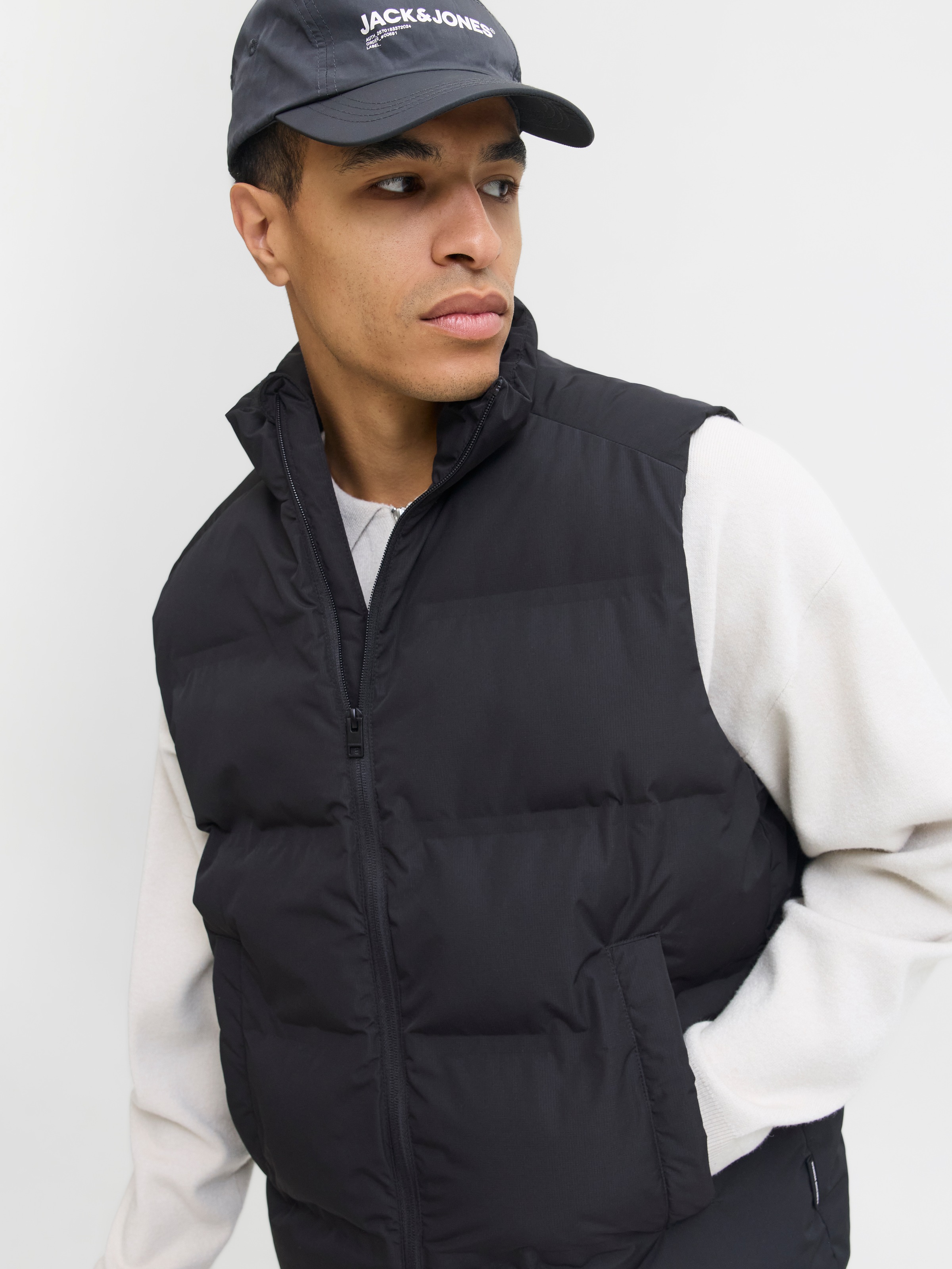 Jack & Jones Steppweste "JJESOHO BODYWARMER COLLAR SN" günstig online kaufen
