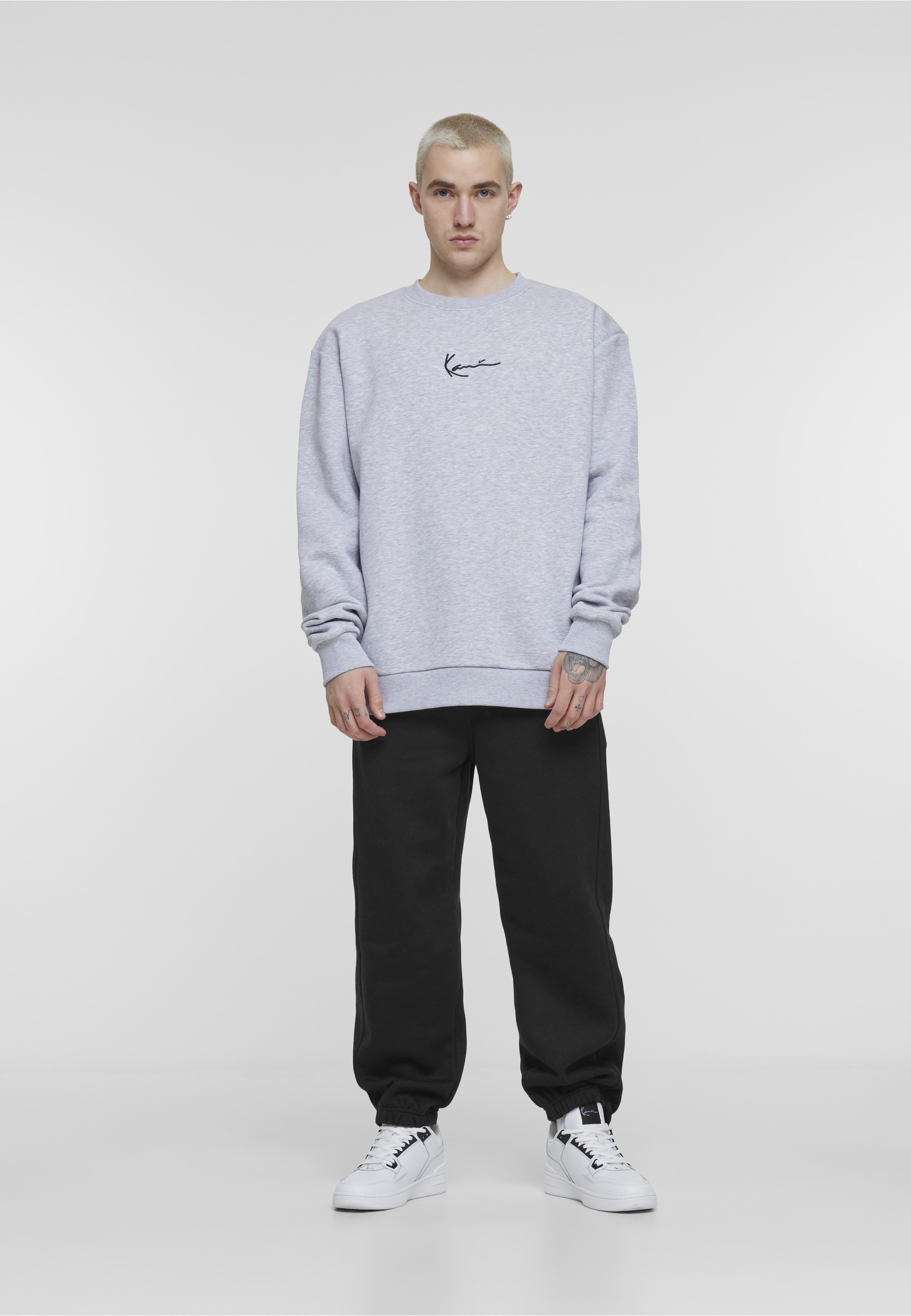 Karl Kani Rundhalspullover »Karl Kani Herren KKMQ12003 KK Signature Crew« 1 Stk.