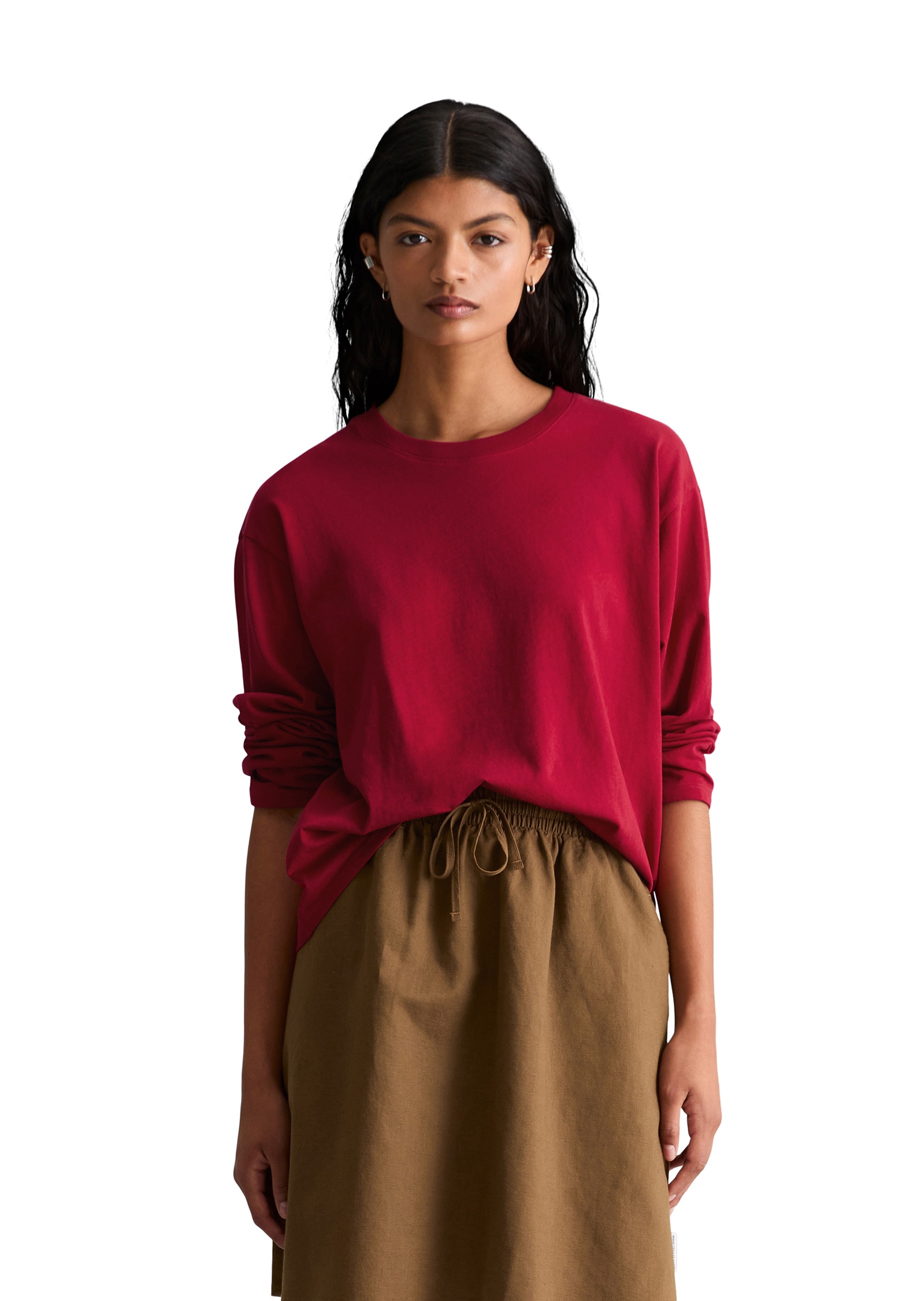 Marc OPolo DENIM Langarmshirt "aus Organic Cotton" günstig online kaufen