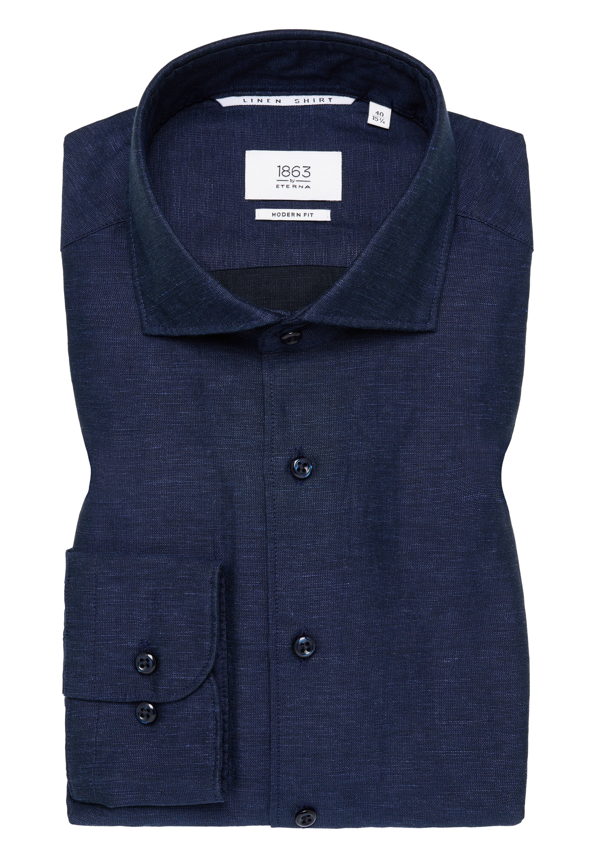 Eterna Langarmhemd »MODERN FIT« EASY IRON (bügelleicht)