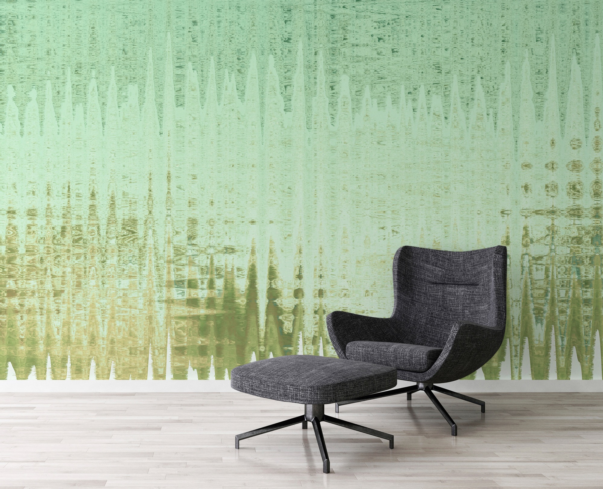 Architects Paper Fototapete »Atelier 47 Vibes Artwork 1«, Farbverlauf, Vlies, Wand, Schräge, Decke