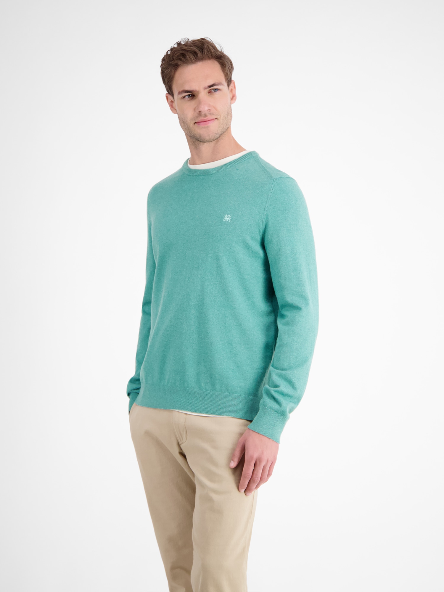 LERROS Strickpullover »LERROS Herren Basic Strickpullover«