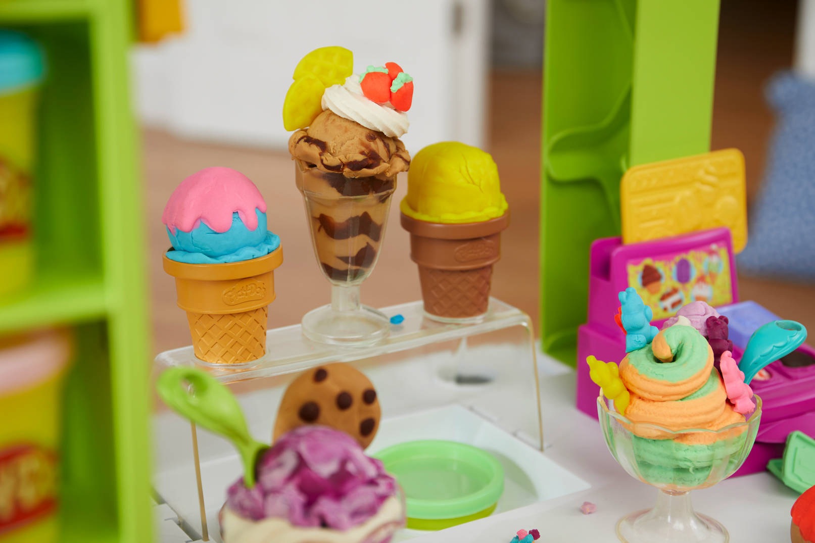 Hasbro Knete BAUR »Play-Doh | Großer und Höhe 95 Eiswagen«, ca. cm, mit Musik Soundeffekten