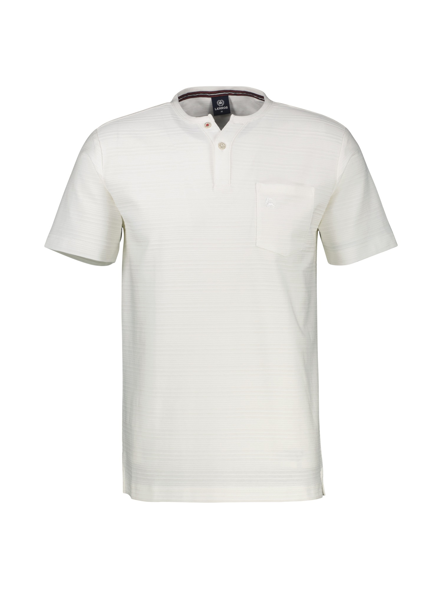 LERROS Henleyshirt »LERROS Serafino-Shirt, sommerlich-tonal gestreift«