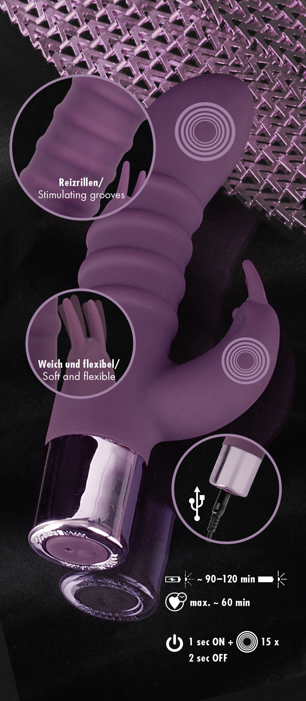Elegant Series Vibrator »Rabbitvibrator Rabbit Vibe«