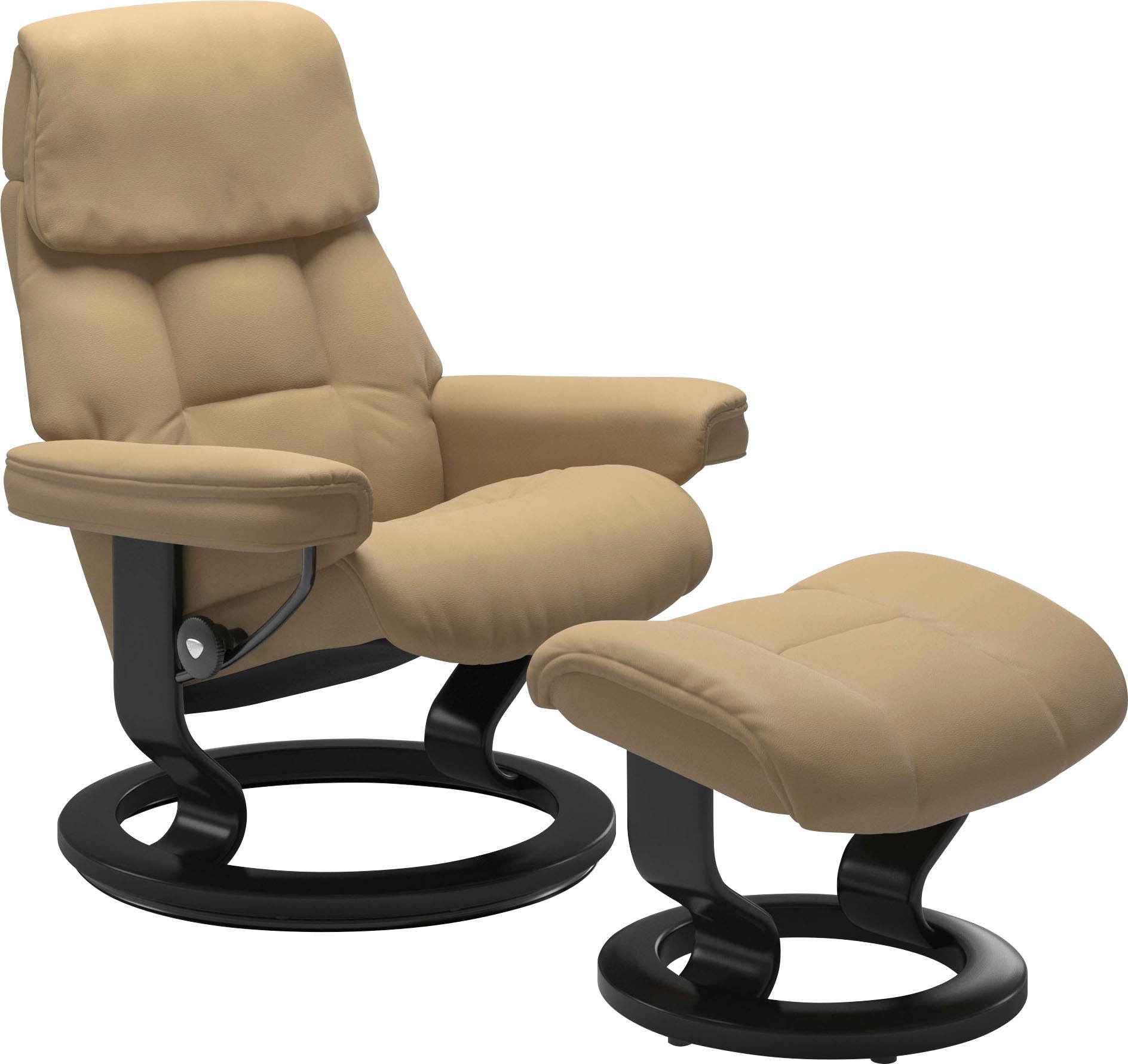 Stressless Ruby Relaxsessel Sand Paloma Leder Classic Base 5