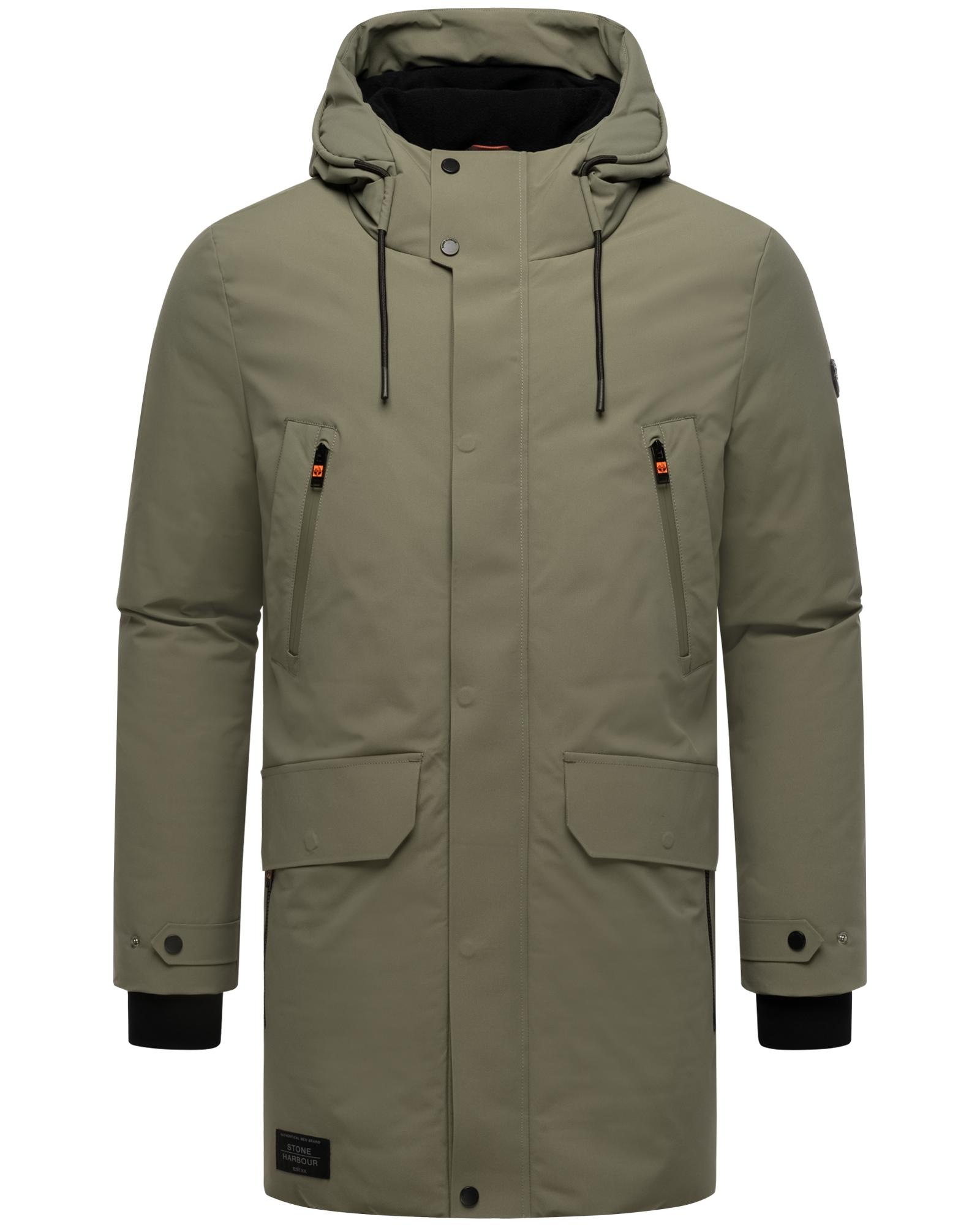 Stone Harbour Wintermantel "Kitraan XX" Langer Herren Winterparka mit zahlreichen Taschen