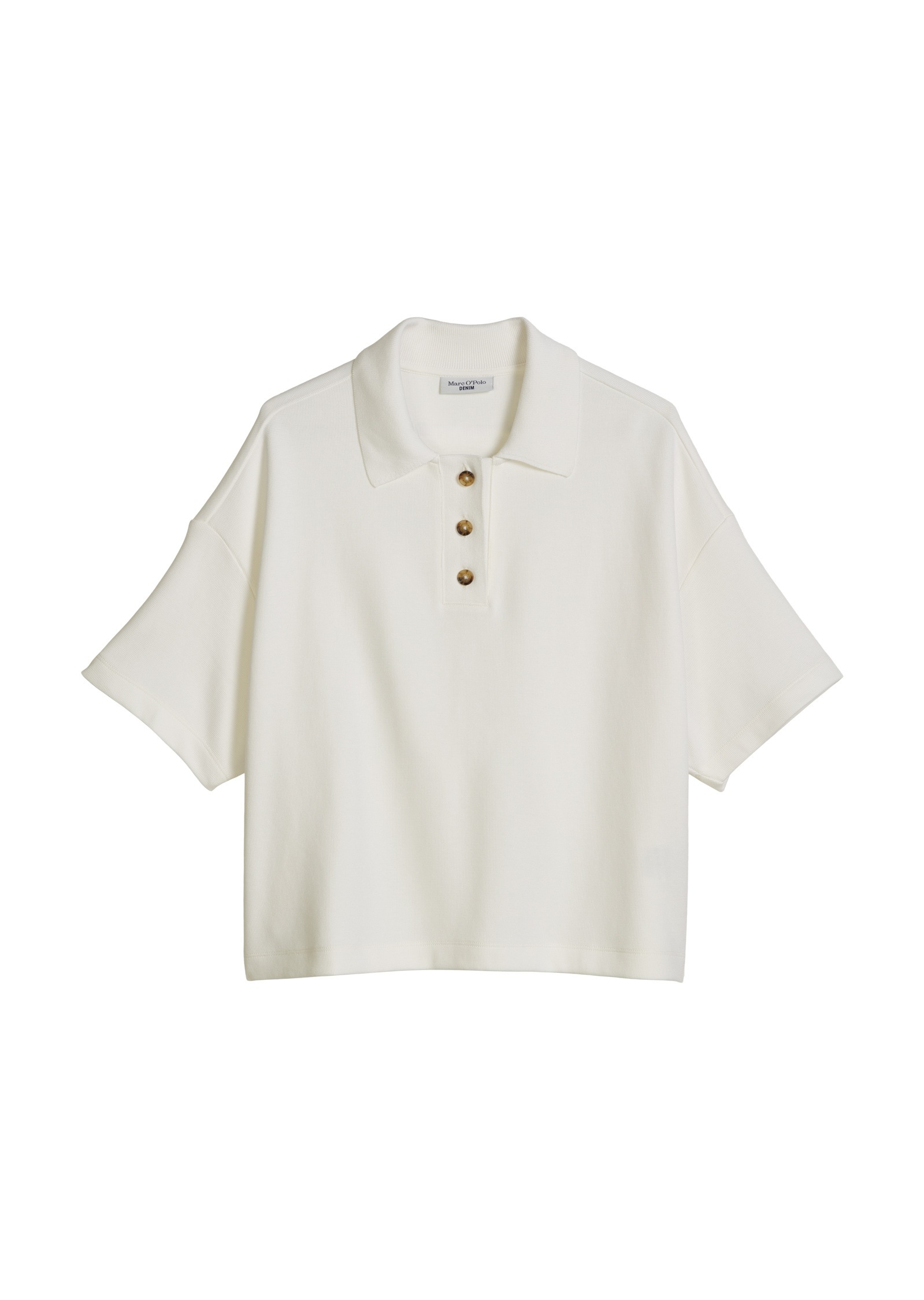 Marc O'Polo DENIM Poloshirt »aus weichem Rib-Jersey«