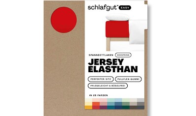 Spannbettlaken »EASY Jersey Elasthan Boxspring«