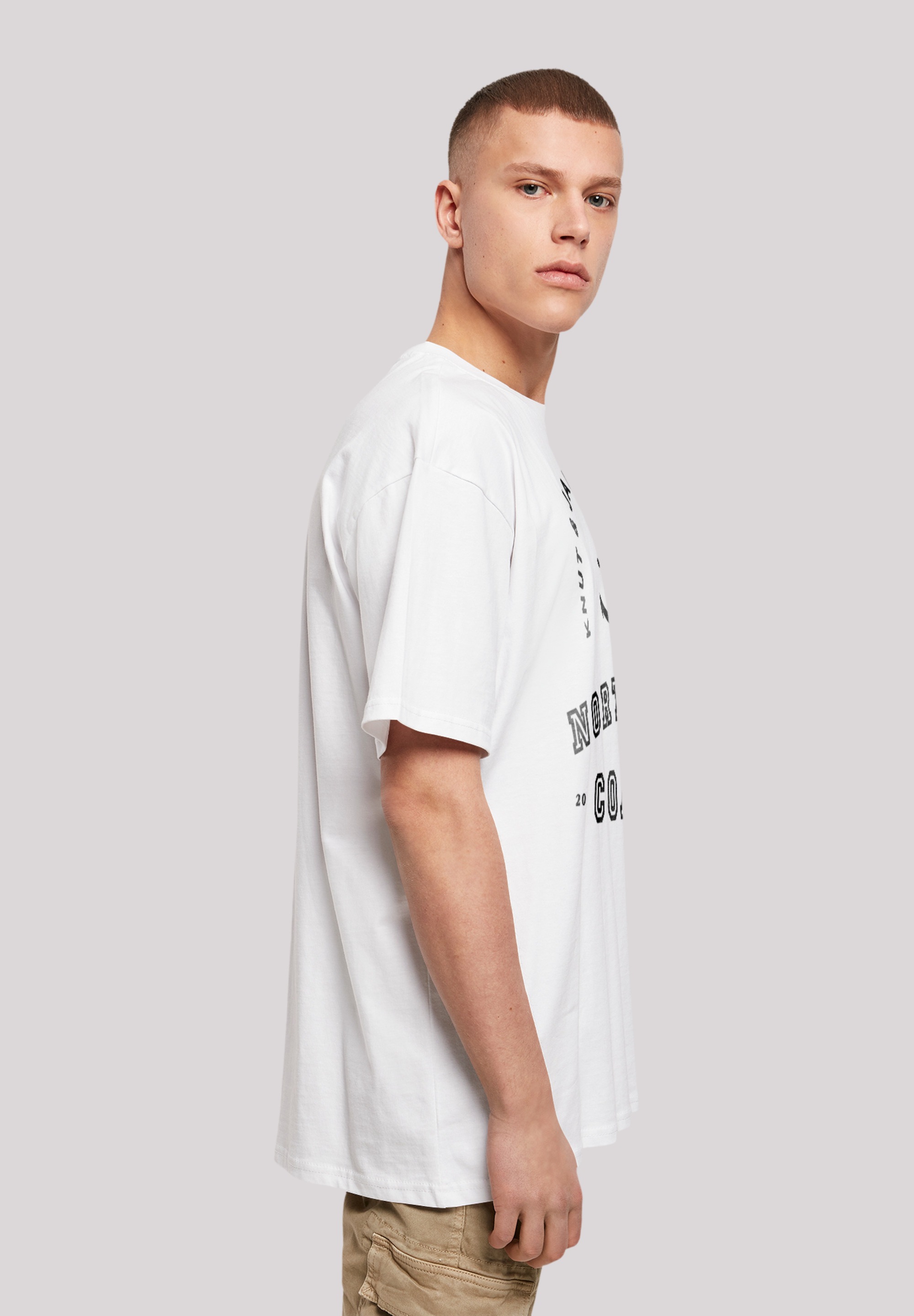 F4NT4STIC T-Shirt »Northern Coast Nordsee Knut & Jan Hamburg«, Print