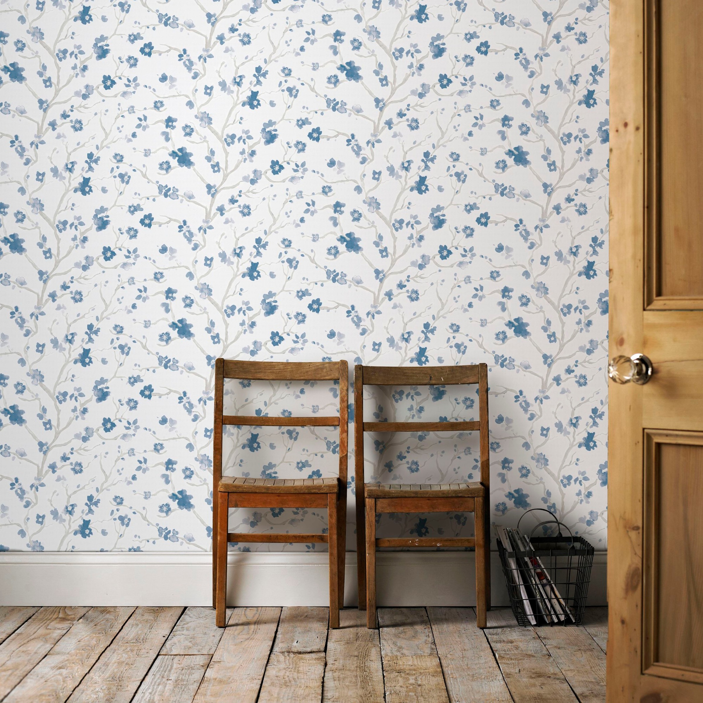 Superfresco Easy Vliestapete, Uni Blau - 10mx53cm