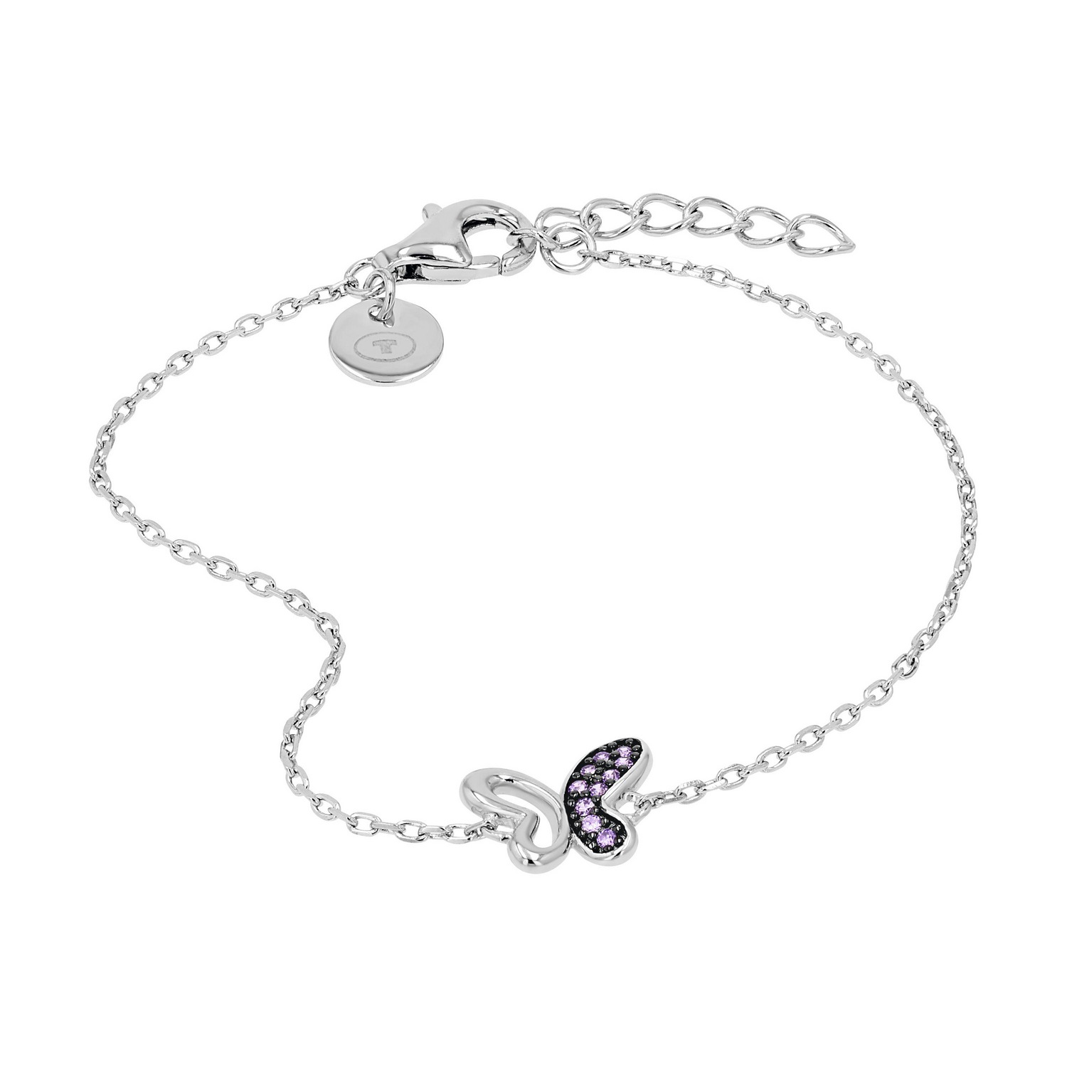 TOM TAILOR Silberarmband »Schmetterling-Design« mit Zirkonia (synth.)