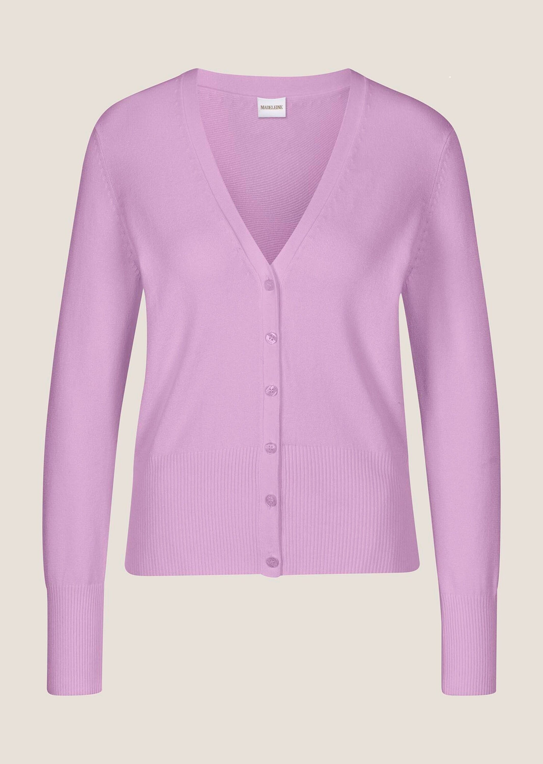 MADELEINE Strickjacke "Strickjacke Eleganter Viskose-Cardigan mit Knopfleis günstig online kaufen