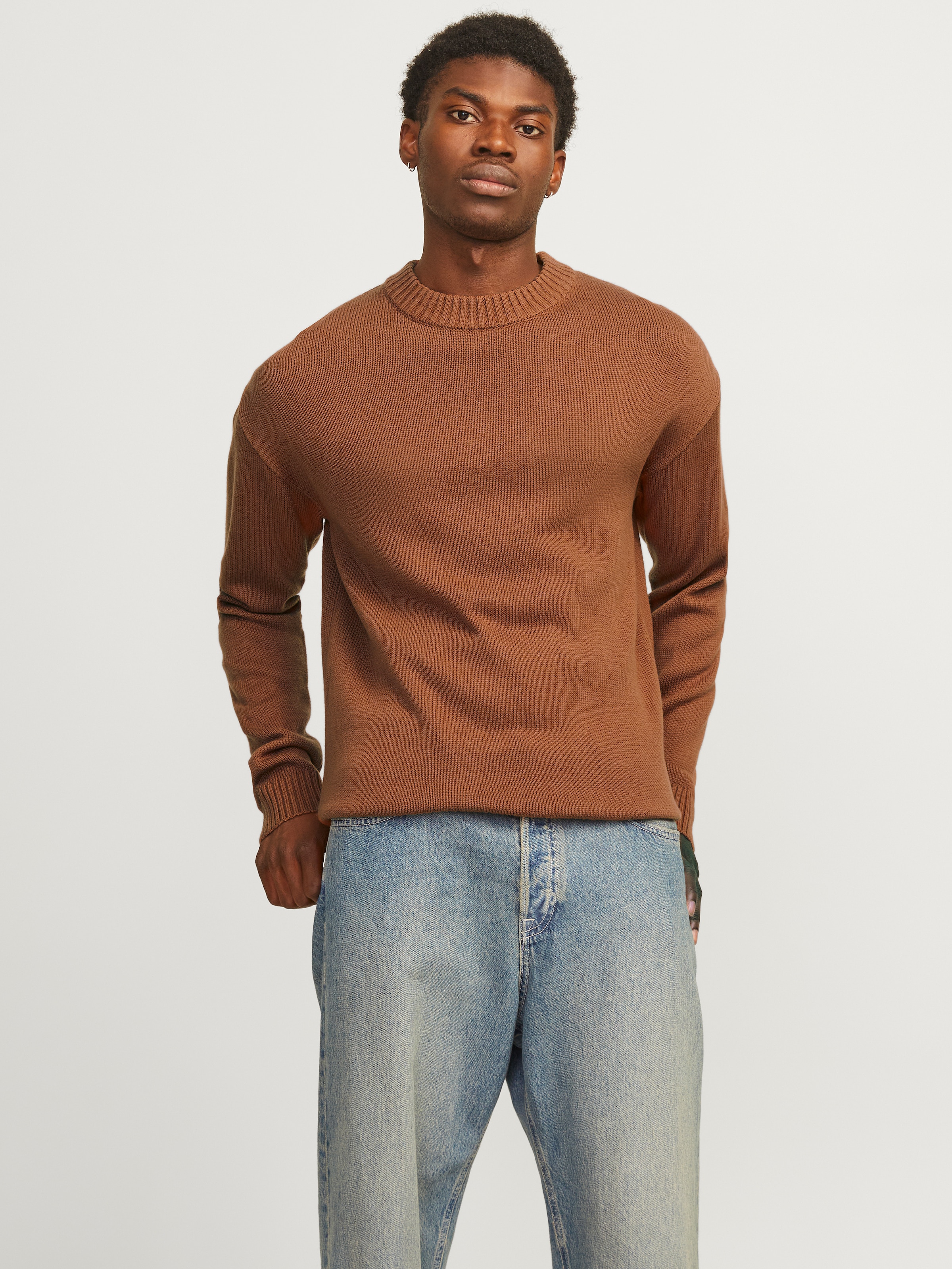 Jack & Jones Rundhalspullover "JJEJACK KNIT CREW NECK SN" günstig online kaufen