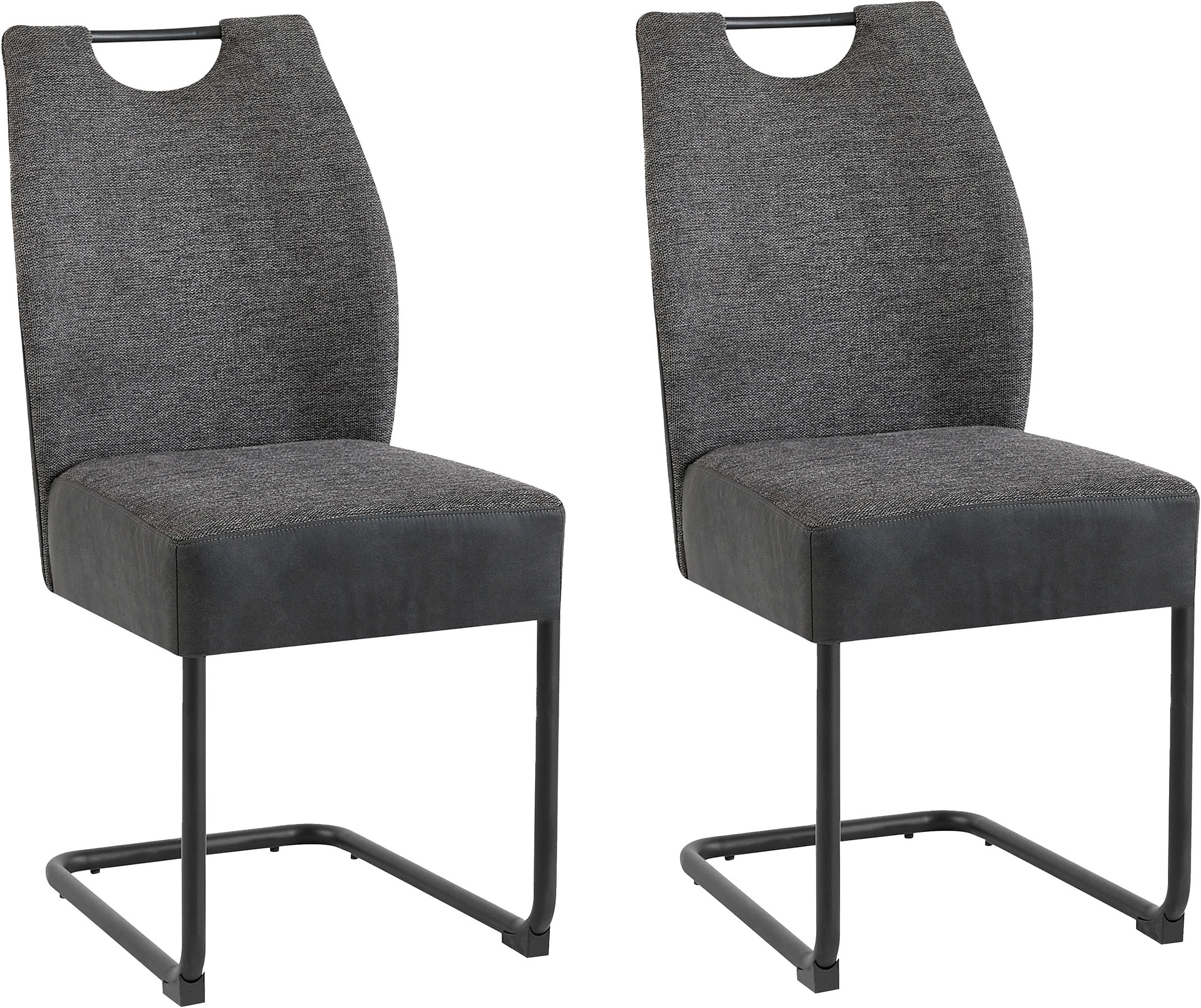 byLIVING Freischwinger "Peter-XXL 2er-Set" (Set) 2 Stk. Microfaser VINTAGE günstig online kaufen