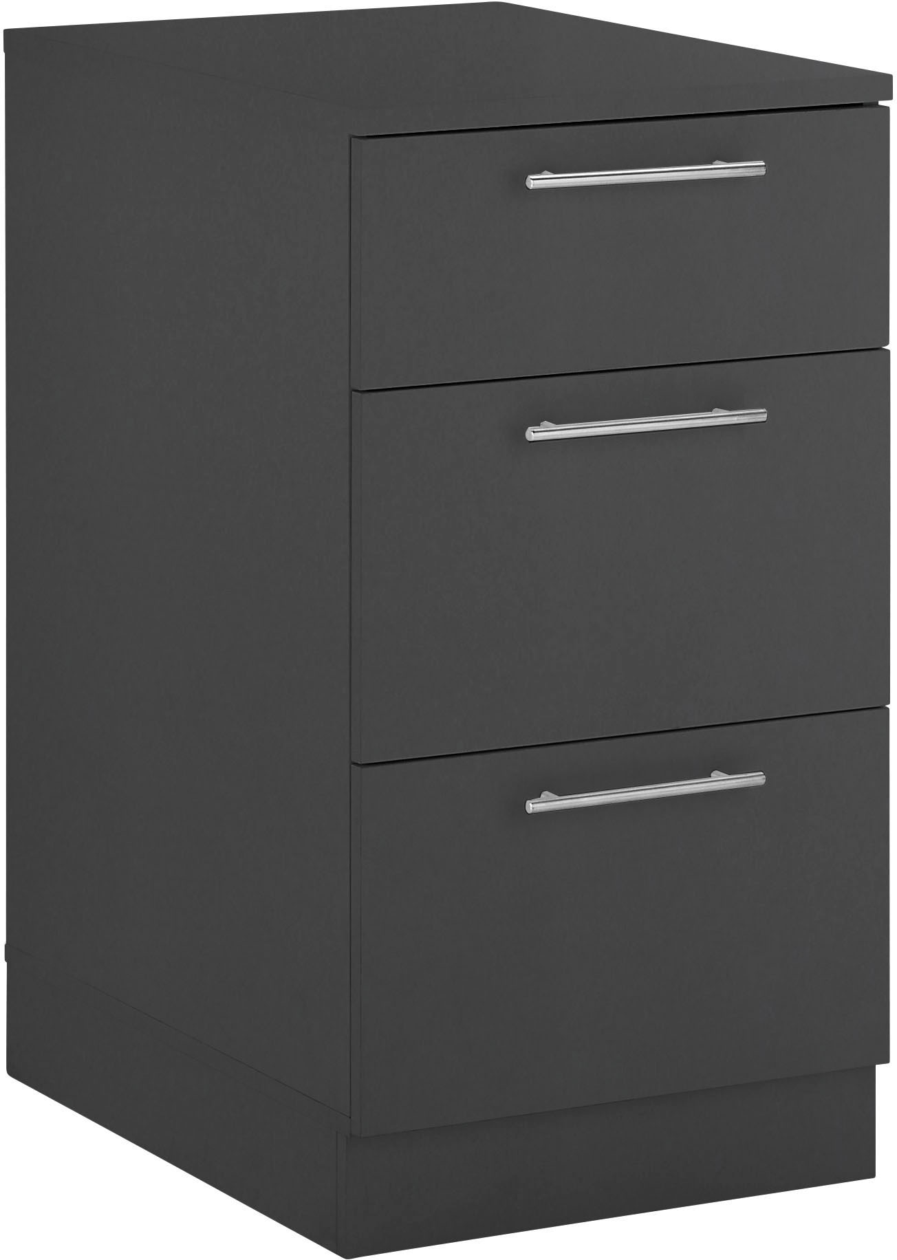 Laundreezy Unterschrank »Laundreezy, Unterschrank BxHxT 50x92x68 cm« 1 Stk. tlg. Breite 50cm, Softclose, 3 Auszüge, höhenverstellbare Füße