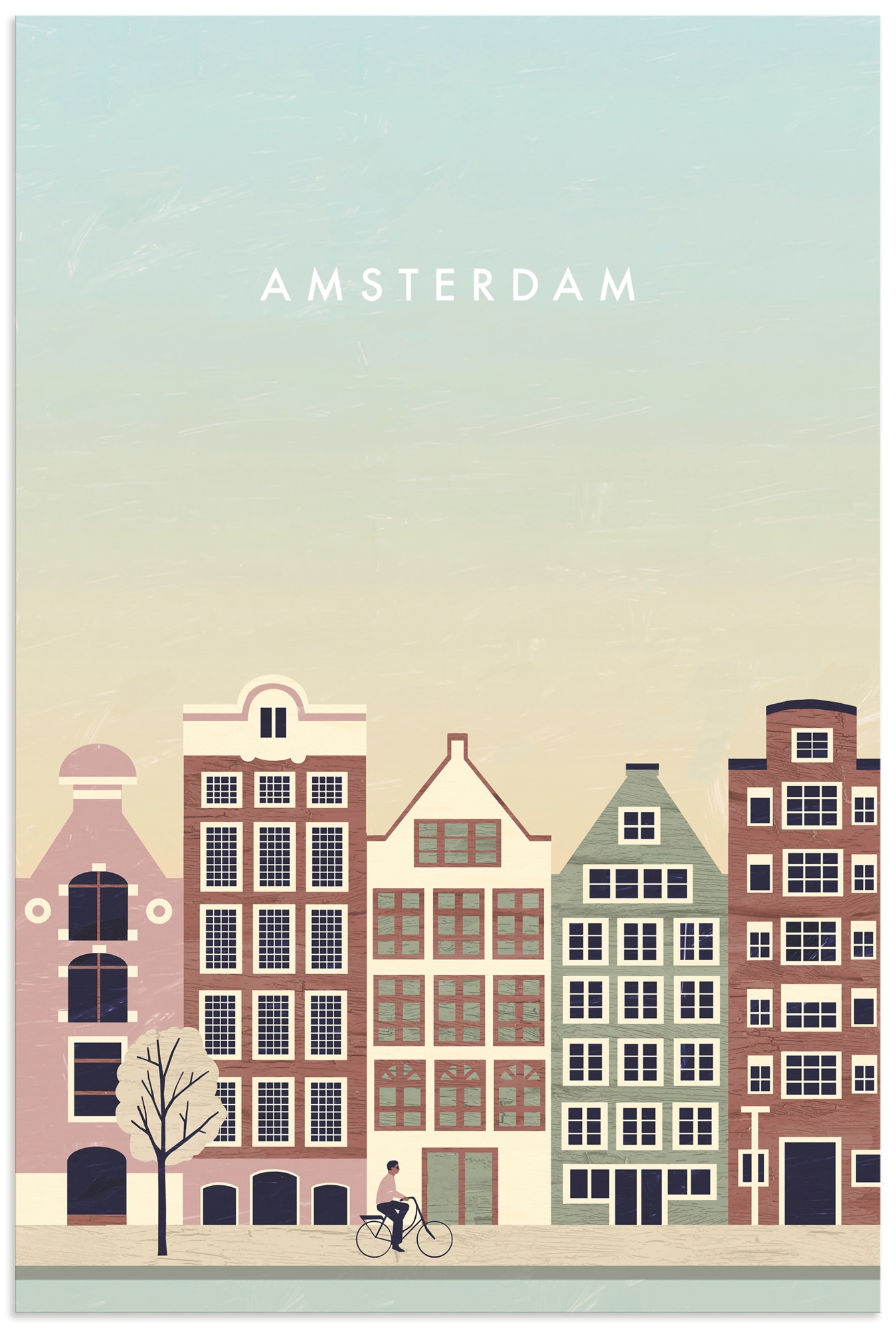 Artland Wandbild "Amsterdam" 1 Stk. tlg. als Alubild, Leinwandbild, Poster, Wandaufkleber in verschied. Größen