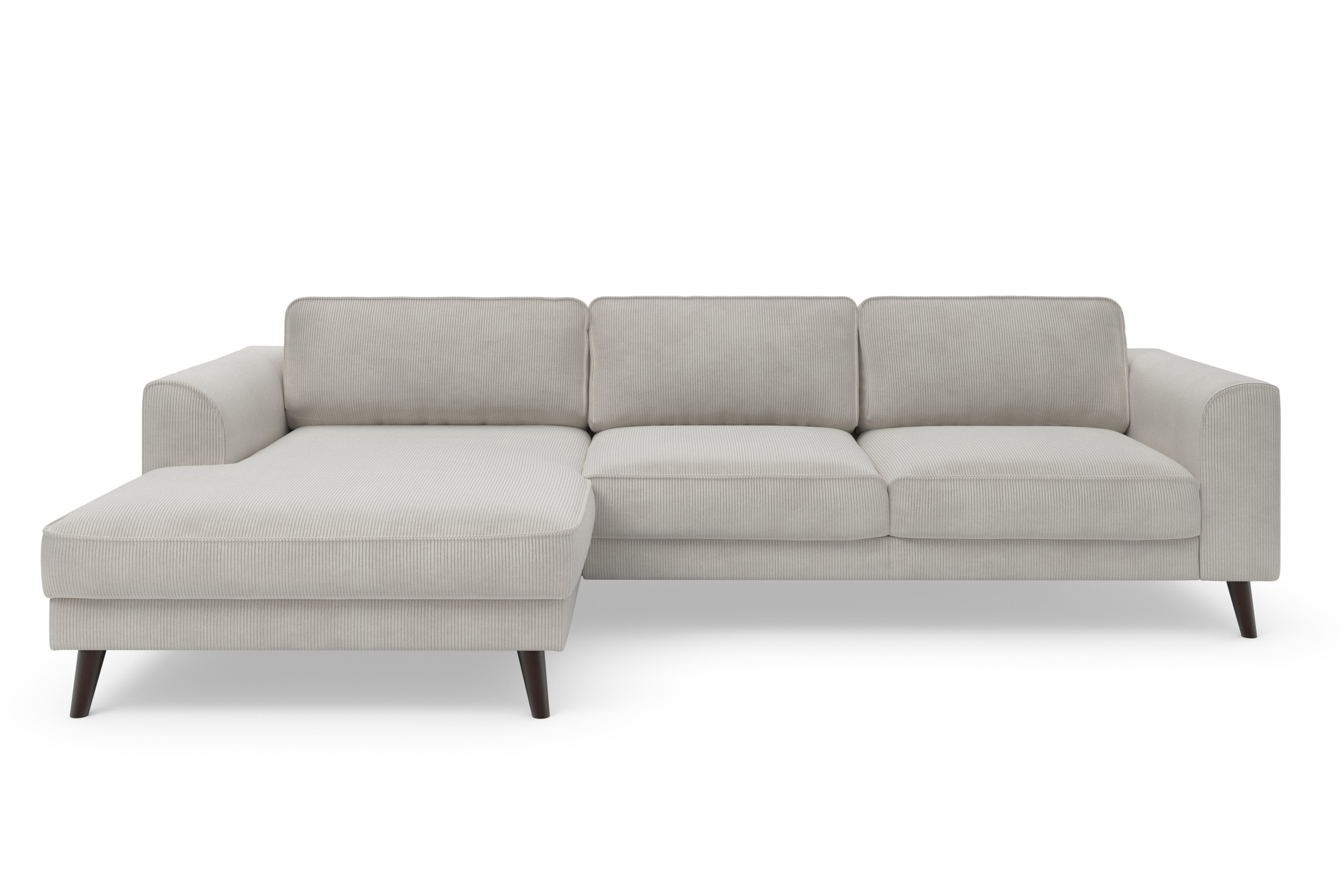 TRENDMANUFAKTUR Ecksofa "Lumber Jack, elegantes Designsofa, zeitlos modern, günstig online kaufen