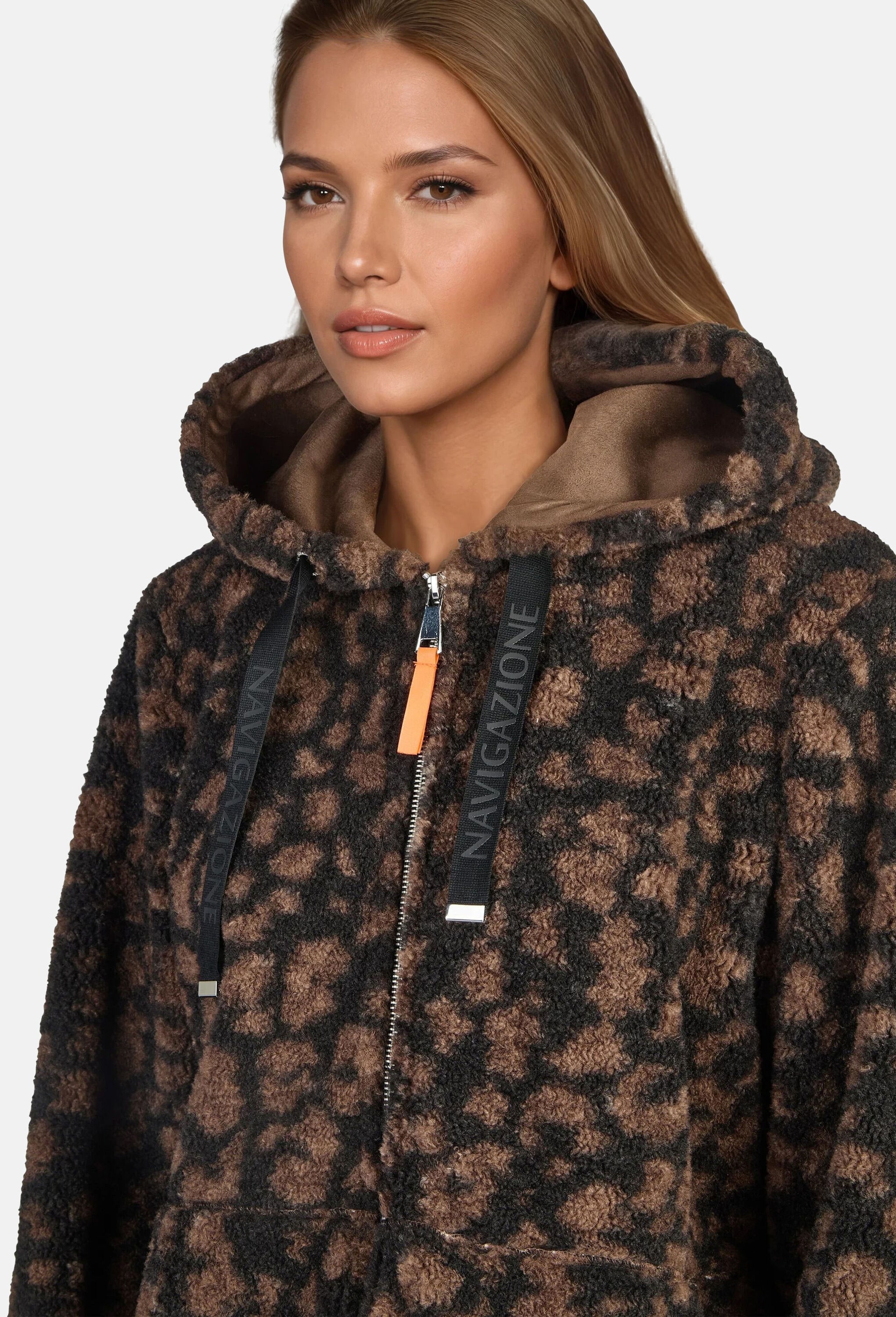 NAVIGAZIONE Sweatjacke »NAVIGAZIONE Jacke« Teddyfleece