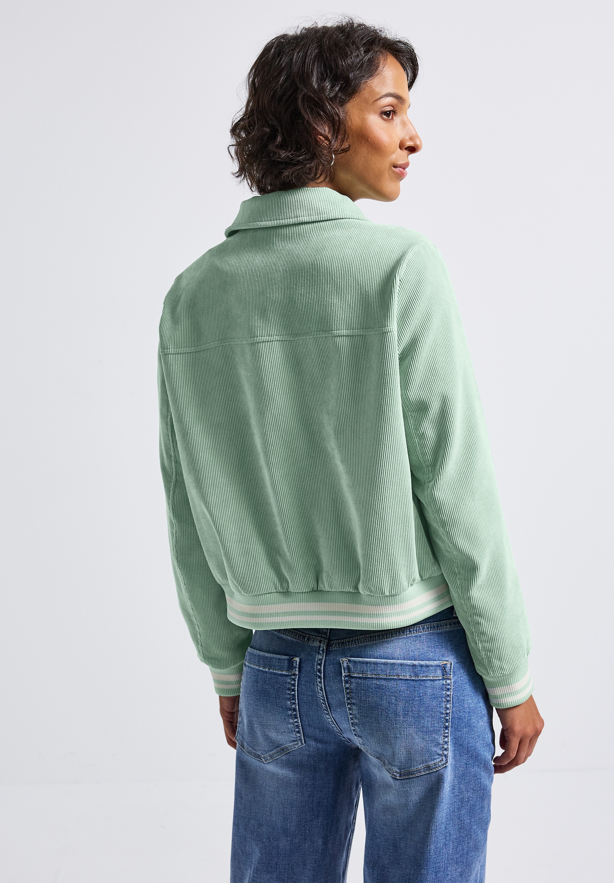 STREET ONE Cordjacke ohne Kapuze mit aufgenähten Taschen günstig online kaufen