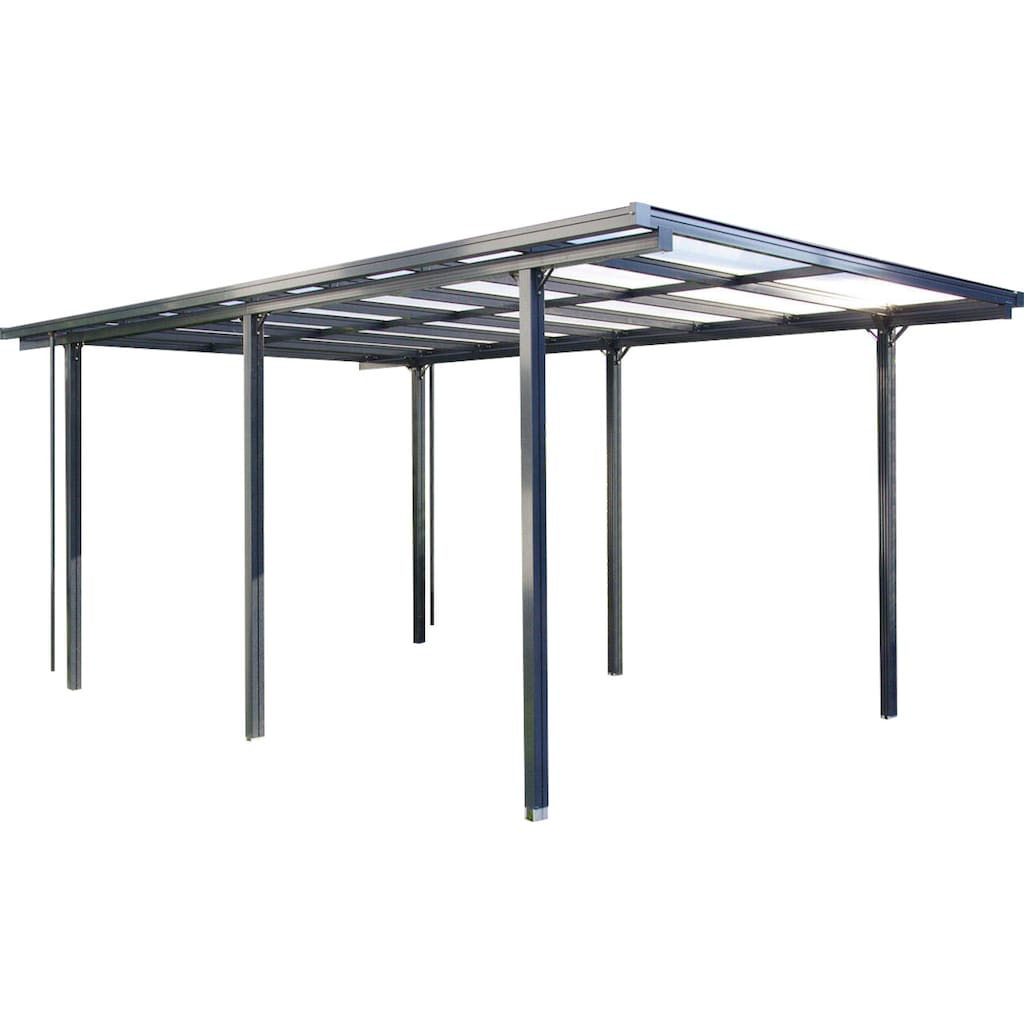 Beckmann Einzelcarport »CPTG«, Aluminium, 270 cm, Anthrazit