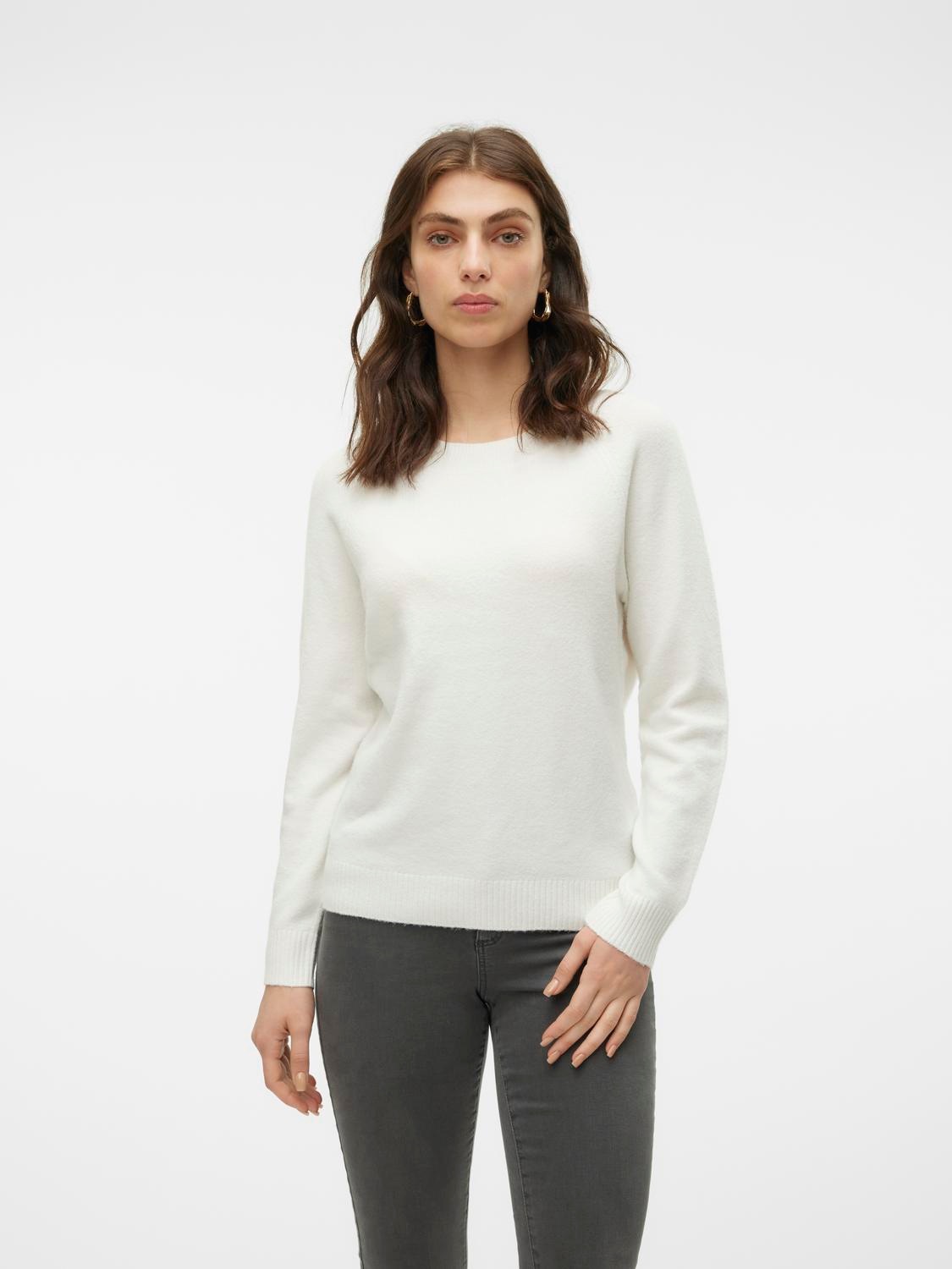 Vero Moda Rundhalspullover »VMDOFFY LS O-NECK BLOUSE GA NOOS«