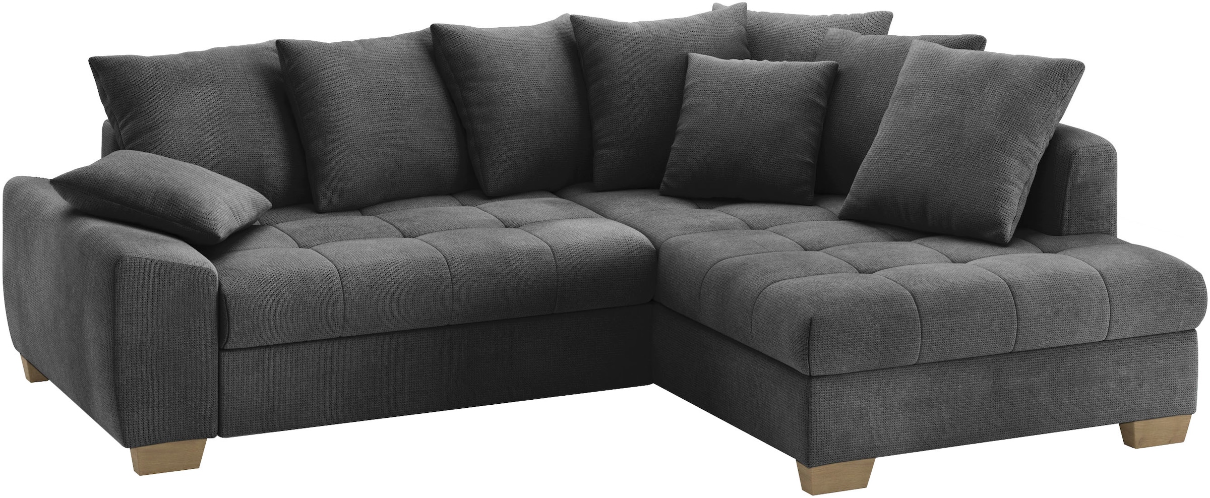 Mr. Couch Ecksofa "Nikita II, L-Form", Wahlweise mit Bettfunktion, Bettkast günstig online kaufen