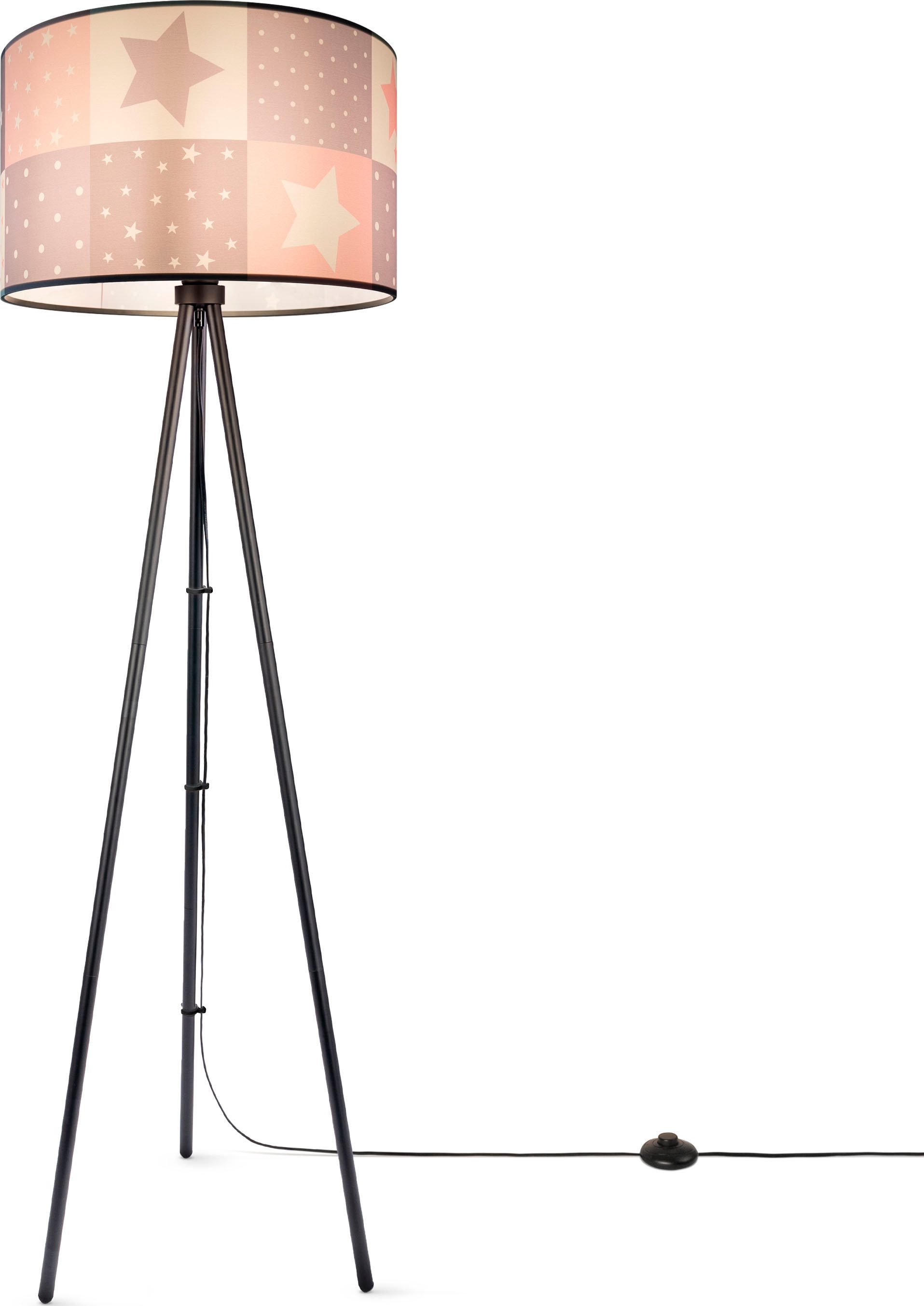Steckdosenstandard Paco Home Stehlampe »Trina Cosmo«, E27 | Motiv, Sternen Kinderzimmer Stehleuchte LED Kinderlampe BAUR Lampe