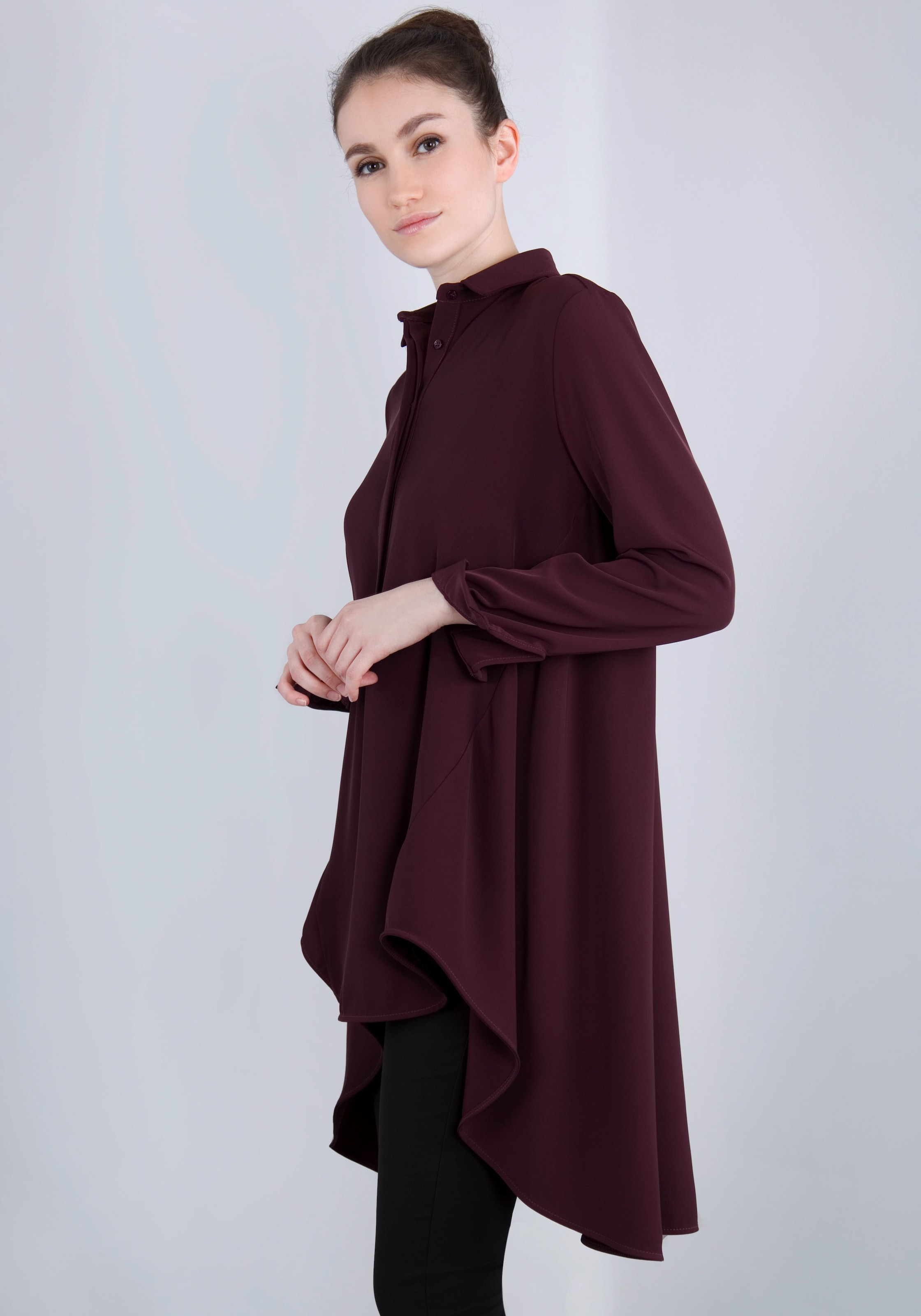 IMPERIAL Longbluse, in knitterarmer Qualität mit Stretch