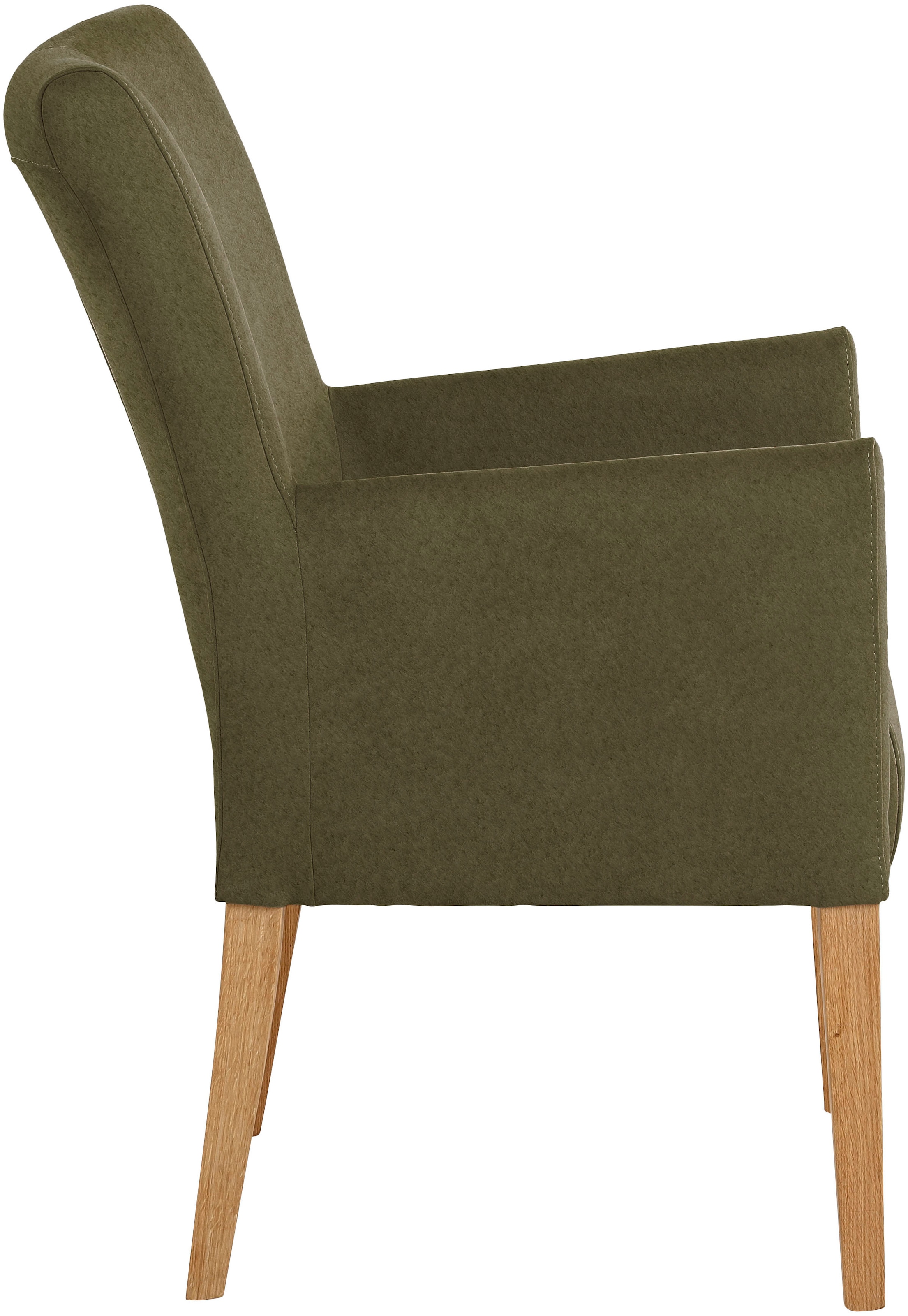 Home affaire Armlehnstuhl »King BESTSELLER!«, Luxus-Microfaser, Esszimmerstuhl mit bequemer Polsterung, Esszimmersessel mit Armlehnen