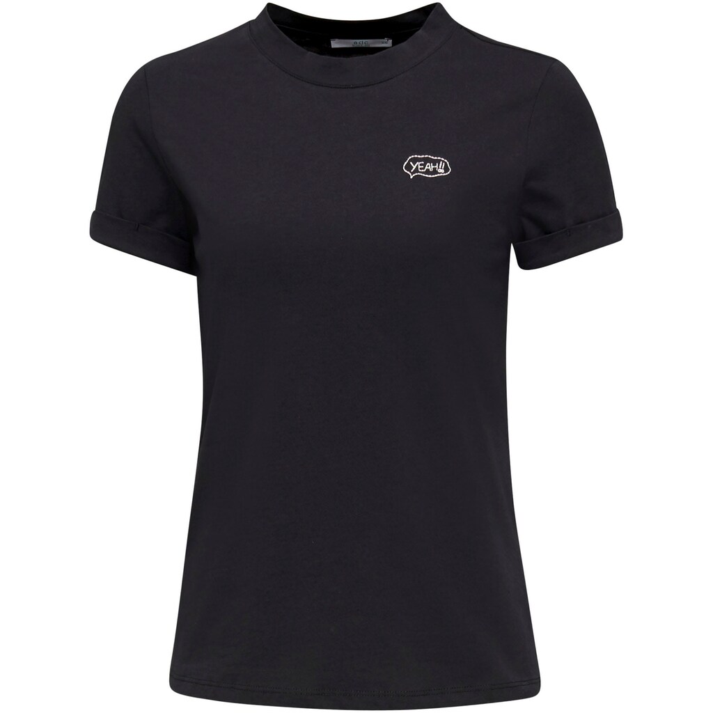 edc by Esprit T-Shirt, mit kleinem Brustmotiv