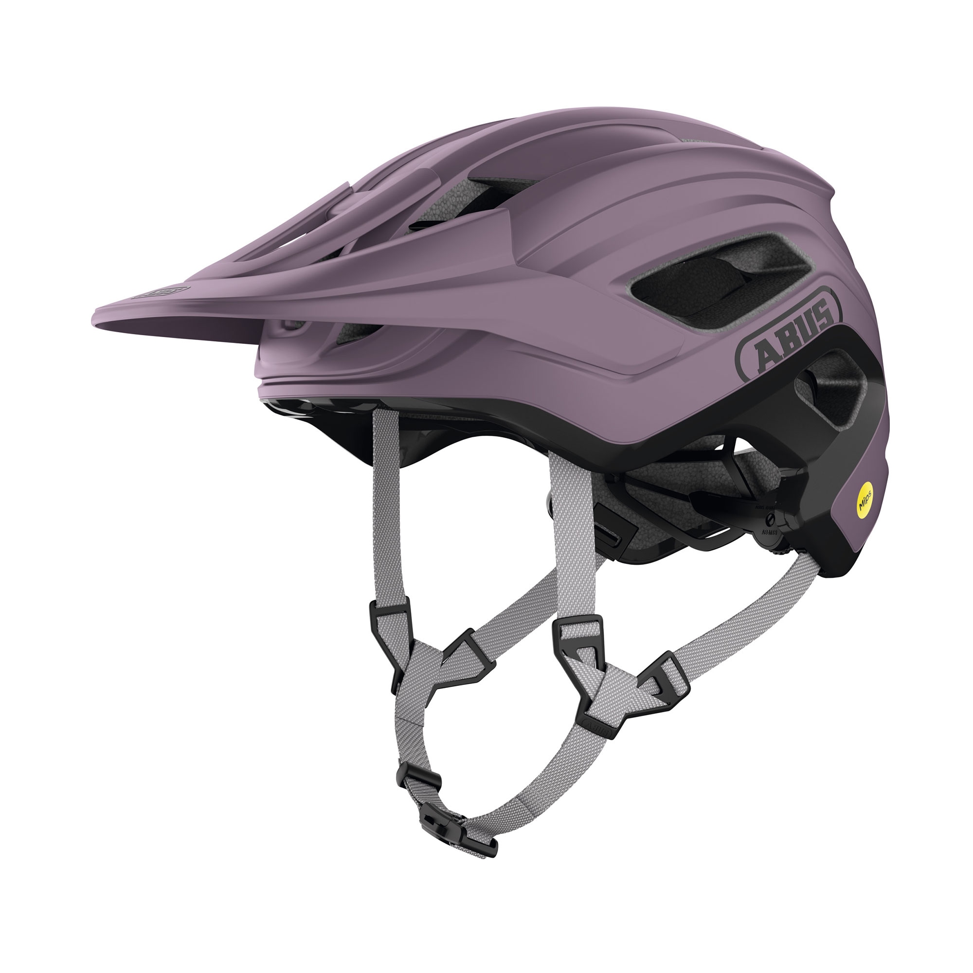 "Fahrradhelm ABUS ""CLIFFHANGER"" Gr. S, lila, Helme, S Kopfumfang: 51cm - 55cm"