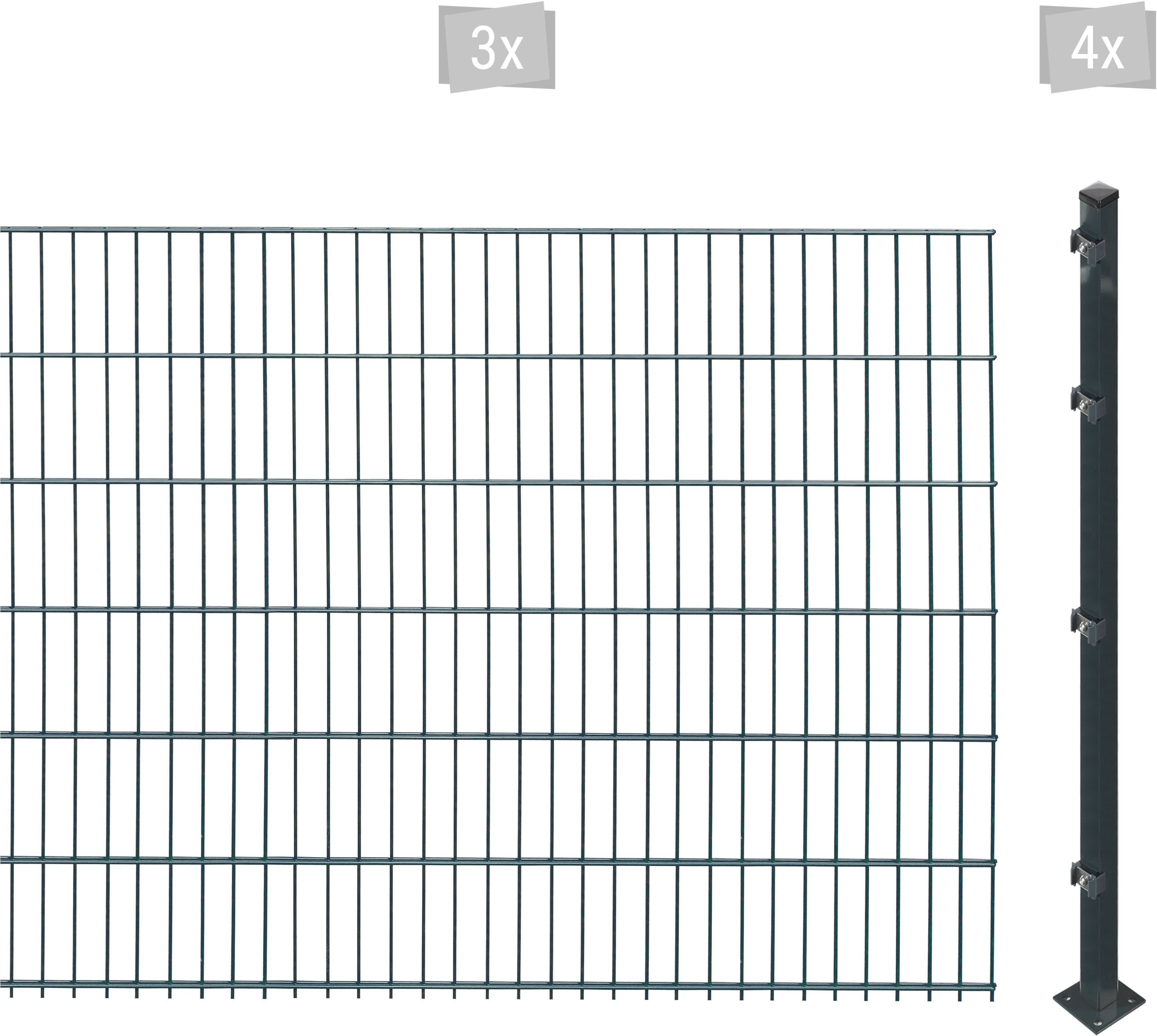 Arvotec "ESSENTIAL 123 zum Aufschrauben" Zaunhöhe 123 cm, Zaunlänge 2 - 60 m