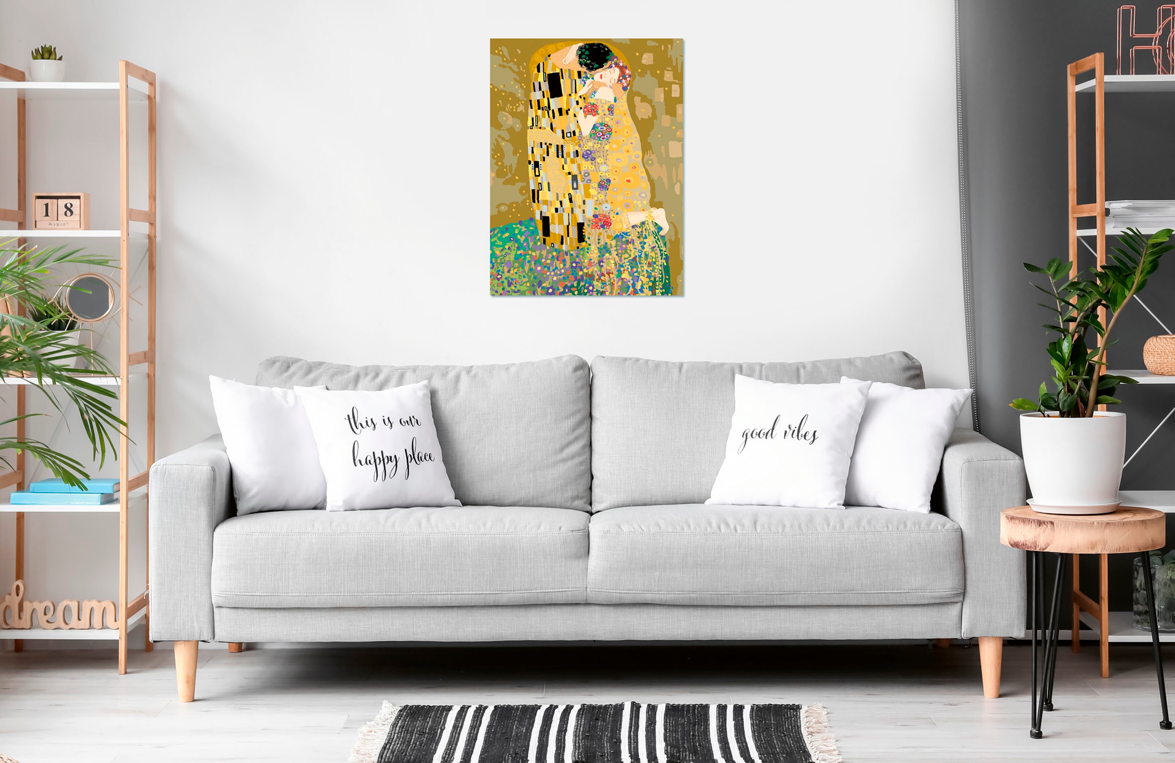 Ravensburger Malen nach Zahlen »CreArt, Leinwand ART Collection: Der Kuss (Klimt)«, Made in Europe